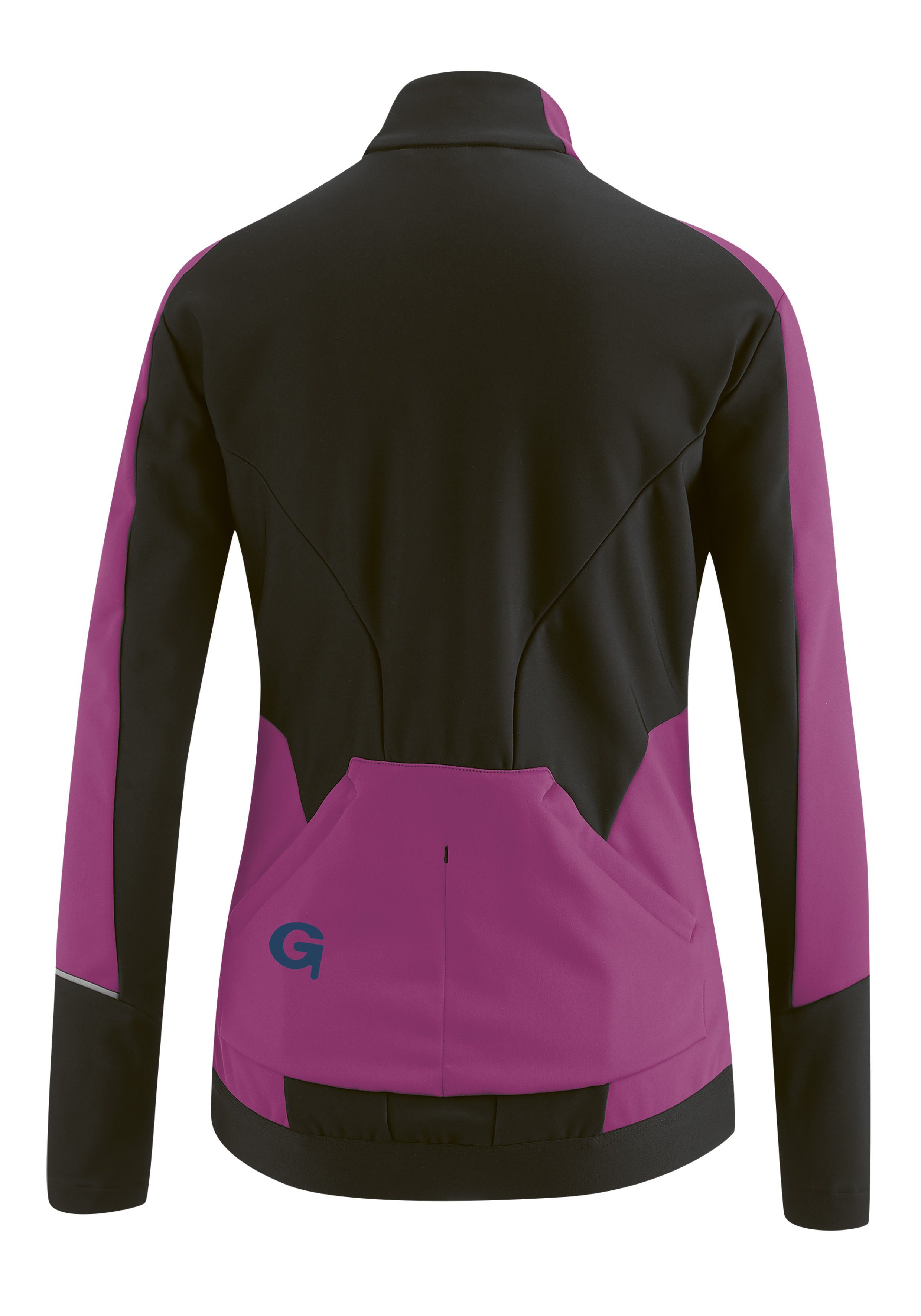 Gonso Fietsjack FURIANI Dames softshell-jack, windjack ademend en waterafstotend