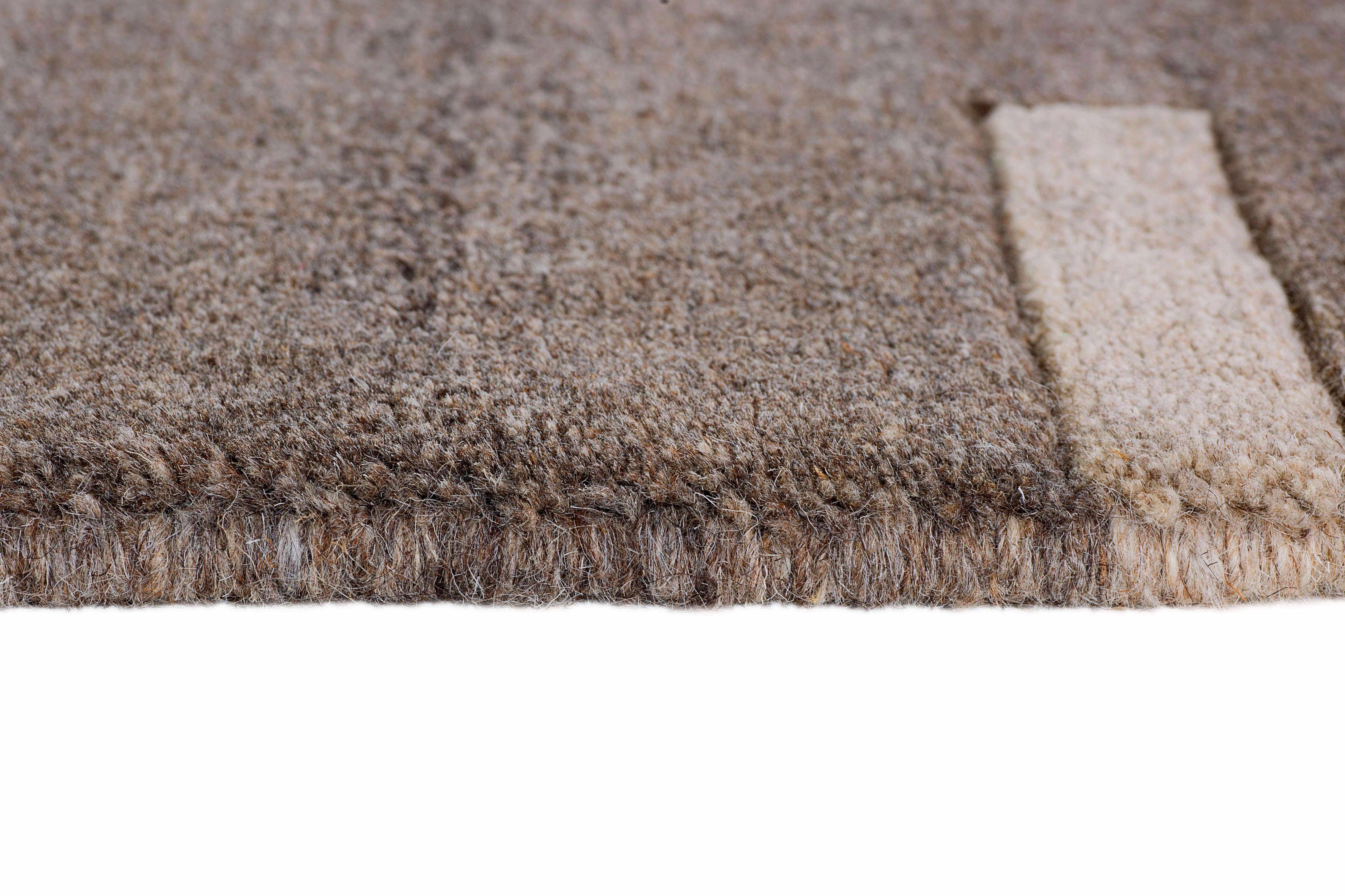 LUXOR living Loper Henderson Loper, zuivere wol, met de hand geknoopt, patchworkdesign