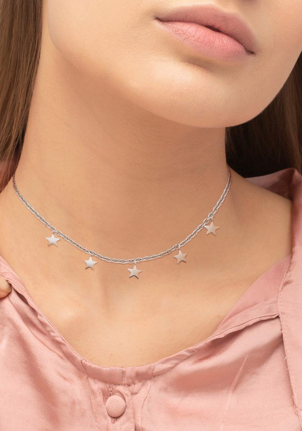 Amor Ketting met hanger Sterren, 2027177 met zirkoon (synthetisch)