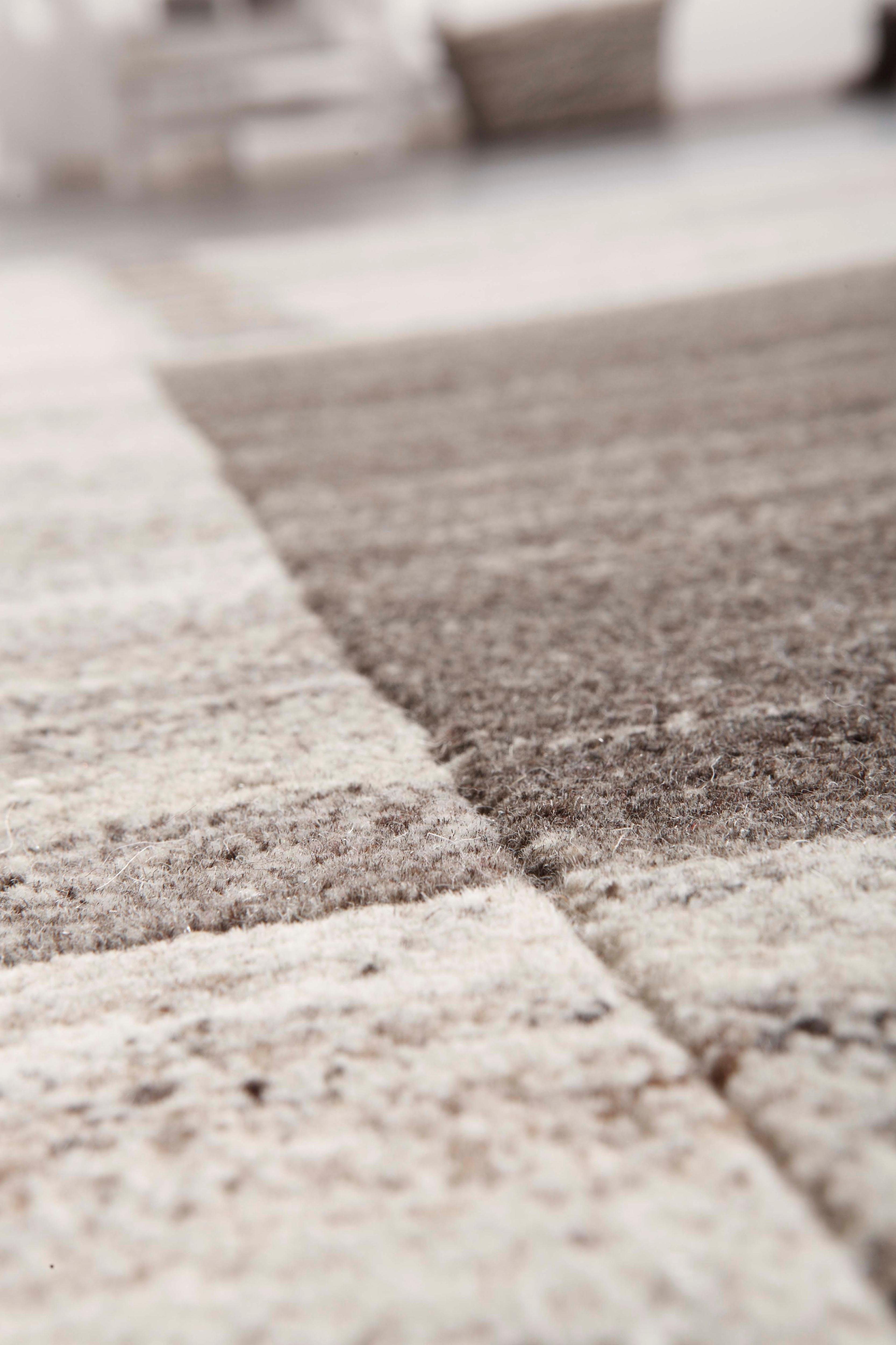 LUXOR living Loper Henderson Loper, zuivere wol, met de hand geknoopt, patchworkdesign