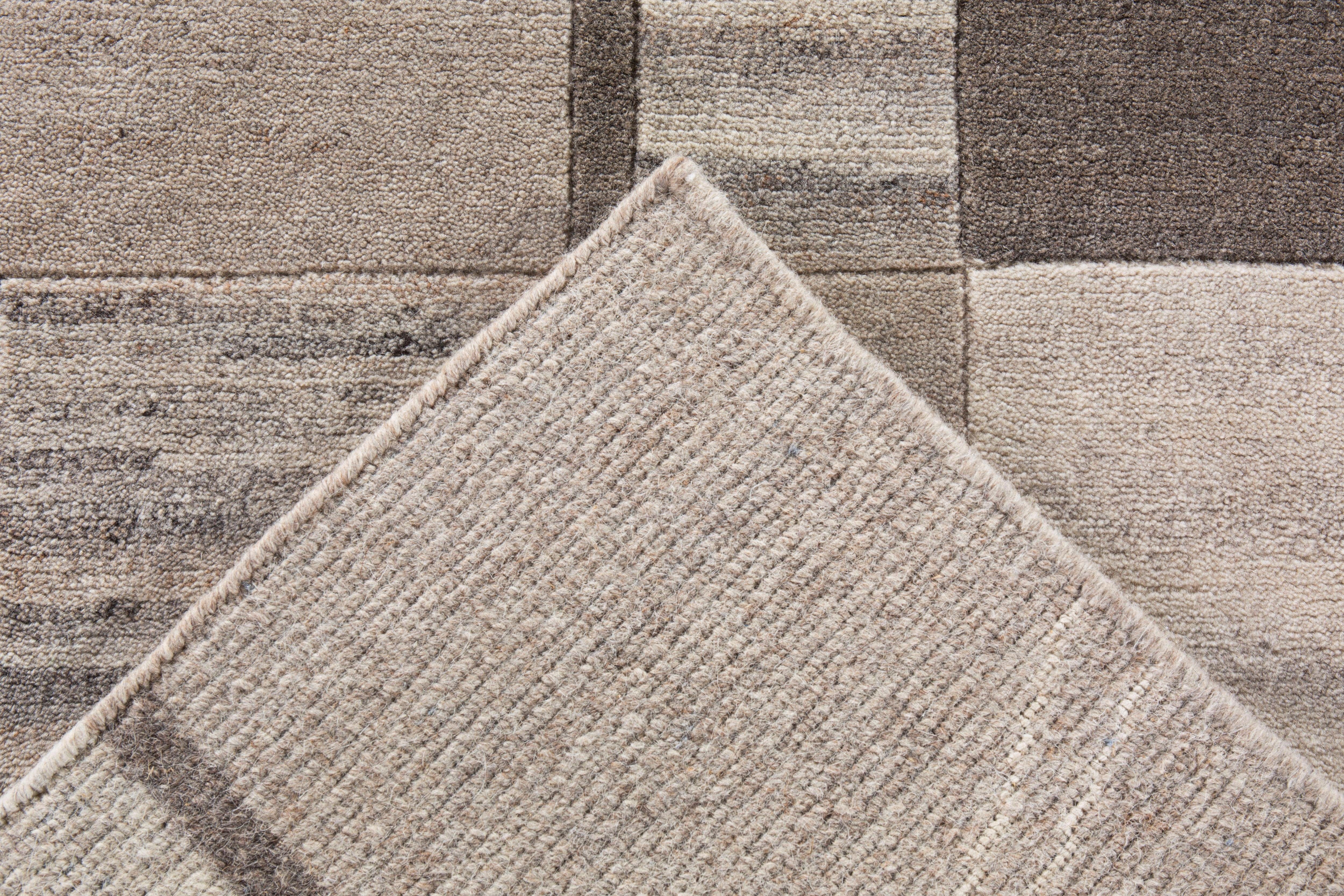 LUXOR living Loper Henderson Loper, zuivere wol, met de hand geknoopt, patchworkdesign