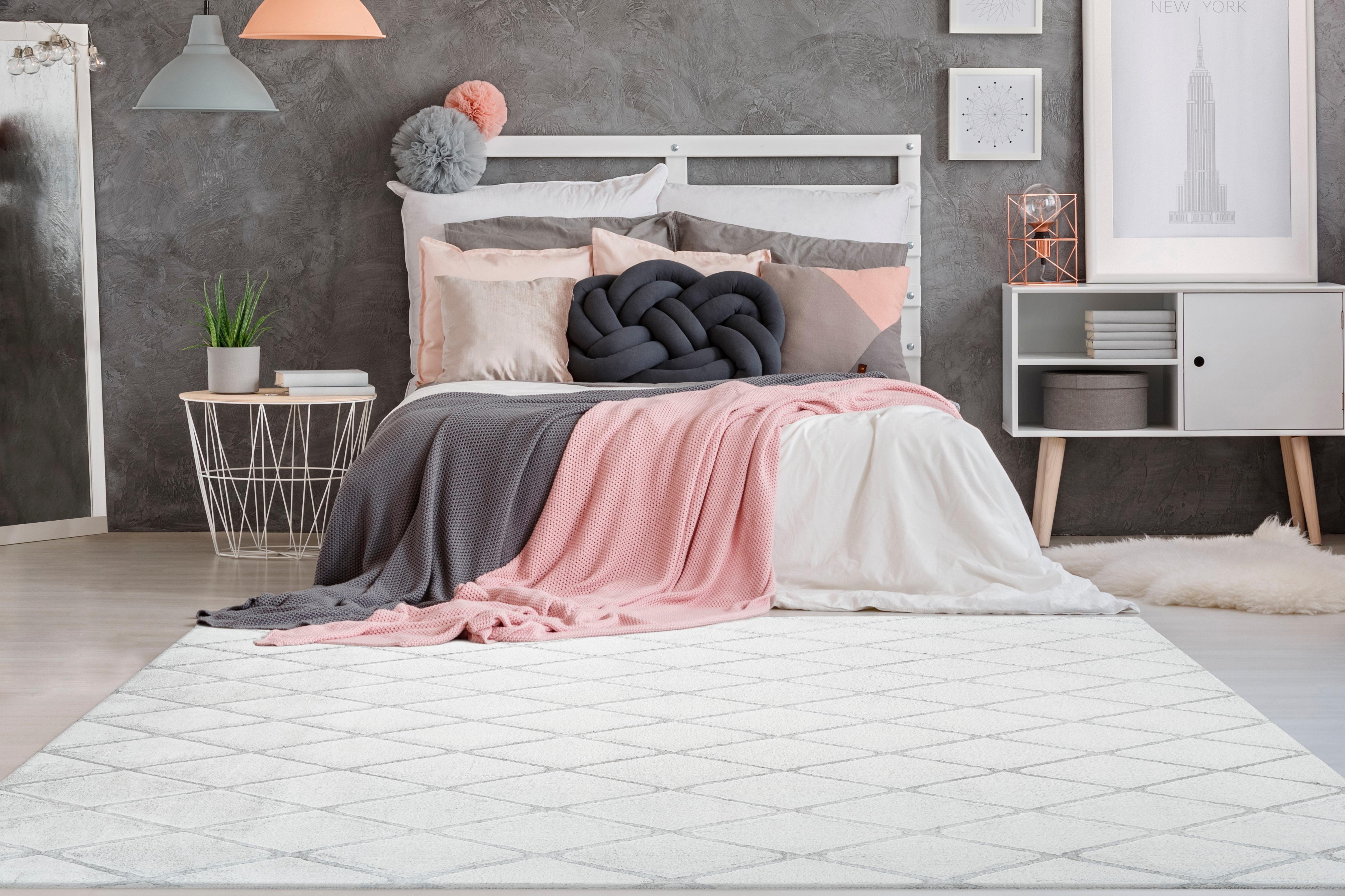 me gusta Vloerkleed Vivica 200 bijzonder zacht door microvezel, woonkamer