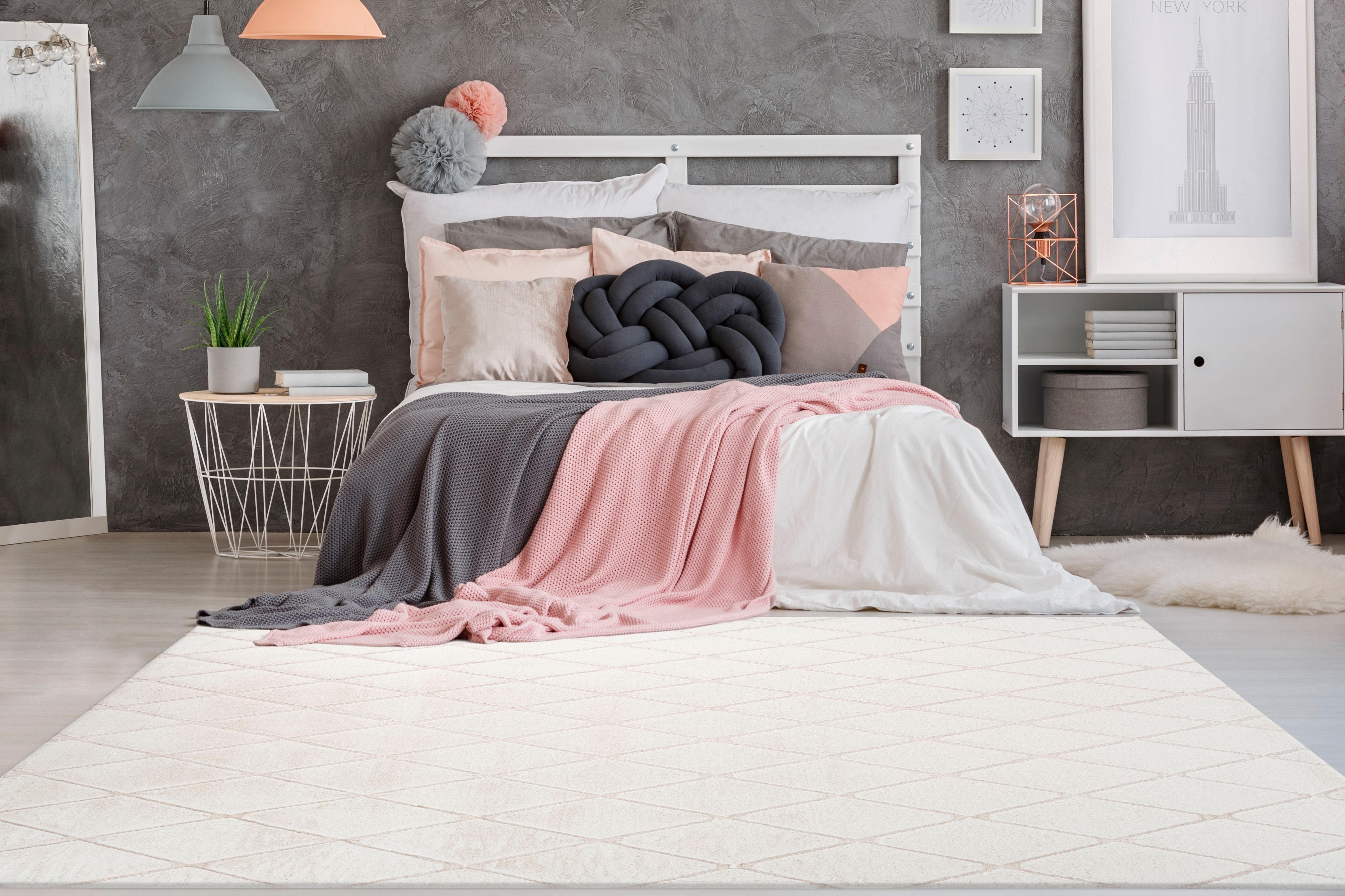 me gusta Vloerkleed Vivica 200 bijzonder zacht door microvezel, woonkamer