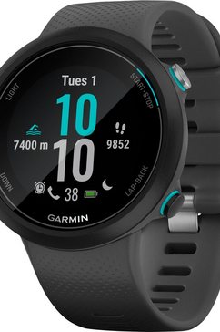 garmin smartwatch swim2 met siliconebandje 20 mm grijs