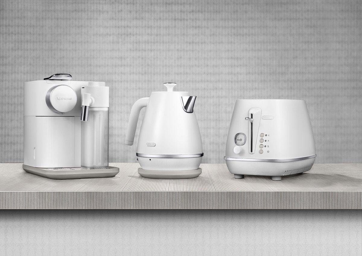 De'Longhi Waterkoker Distinta Moments, KBIN 2001.W – Sunshine White, 1,7 l