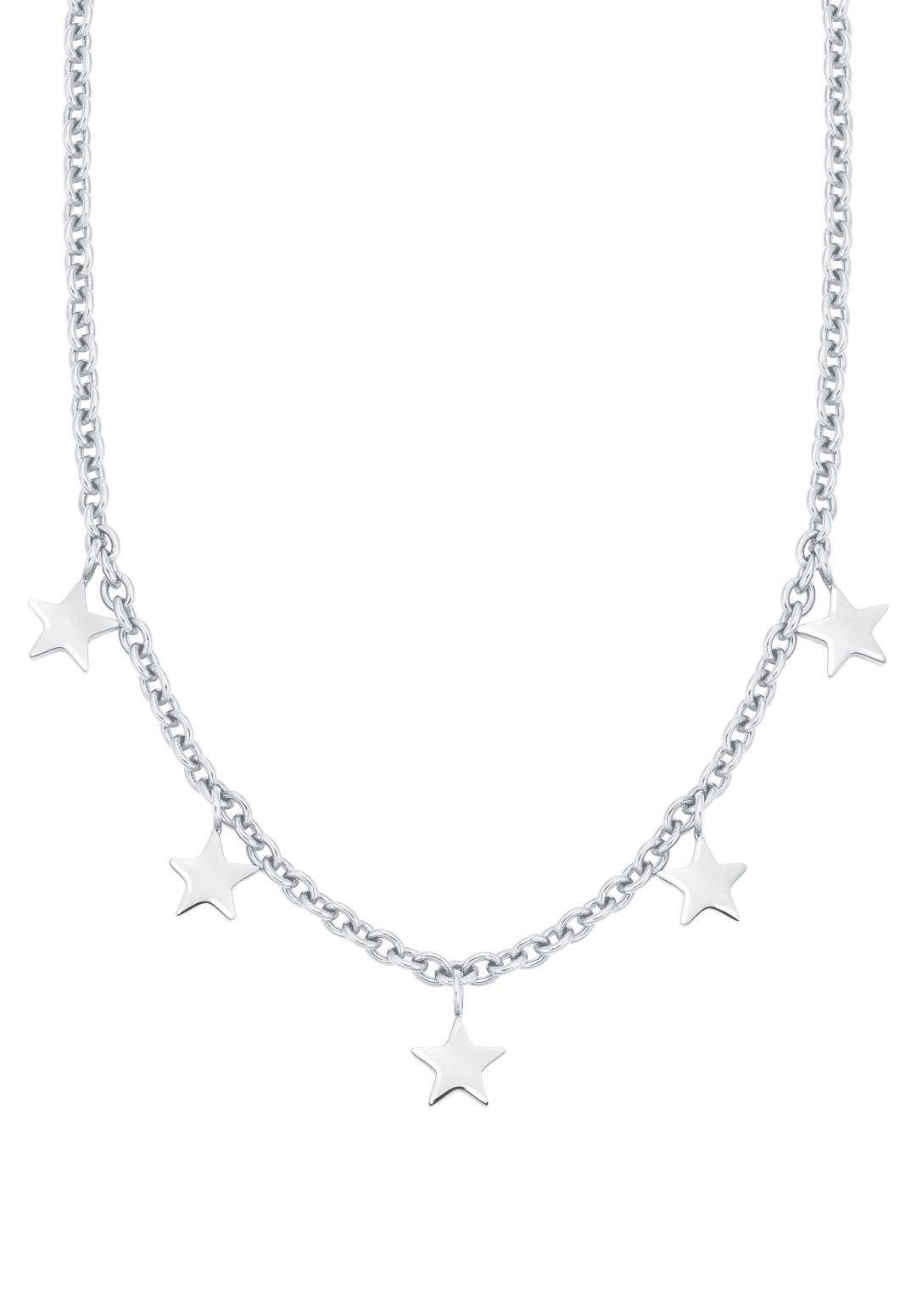 Amor Ketting met hanger Sterren, 2027177 met zirkoon (synthetisch) dames kettingen zilver(kleur)
