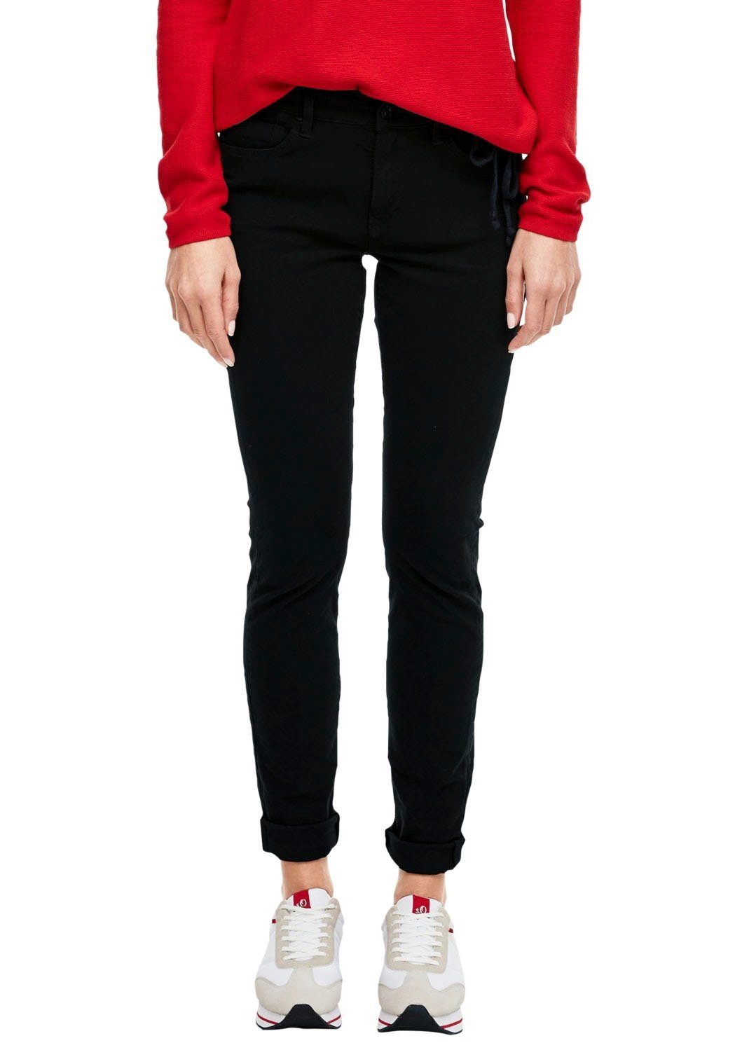 s.Oliver Skinny fit jeans Izabell in coole, verschillende wassingen dames skinny jeans maat 40 grijs
