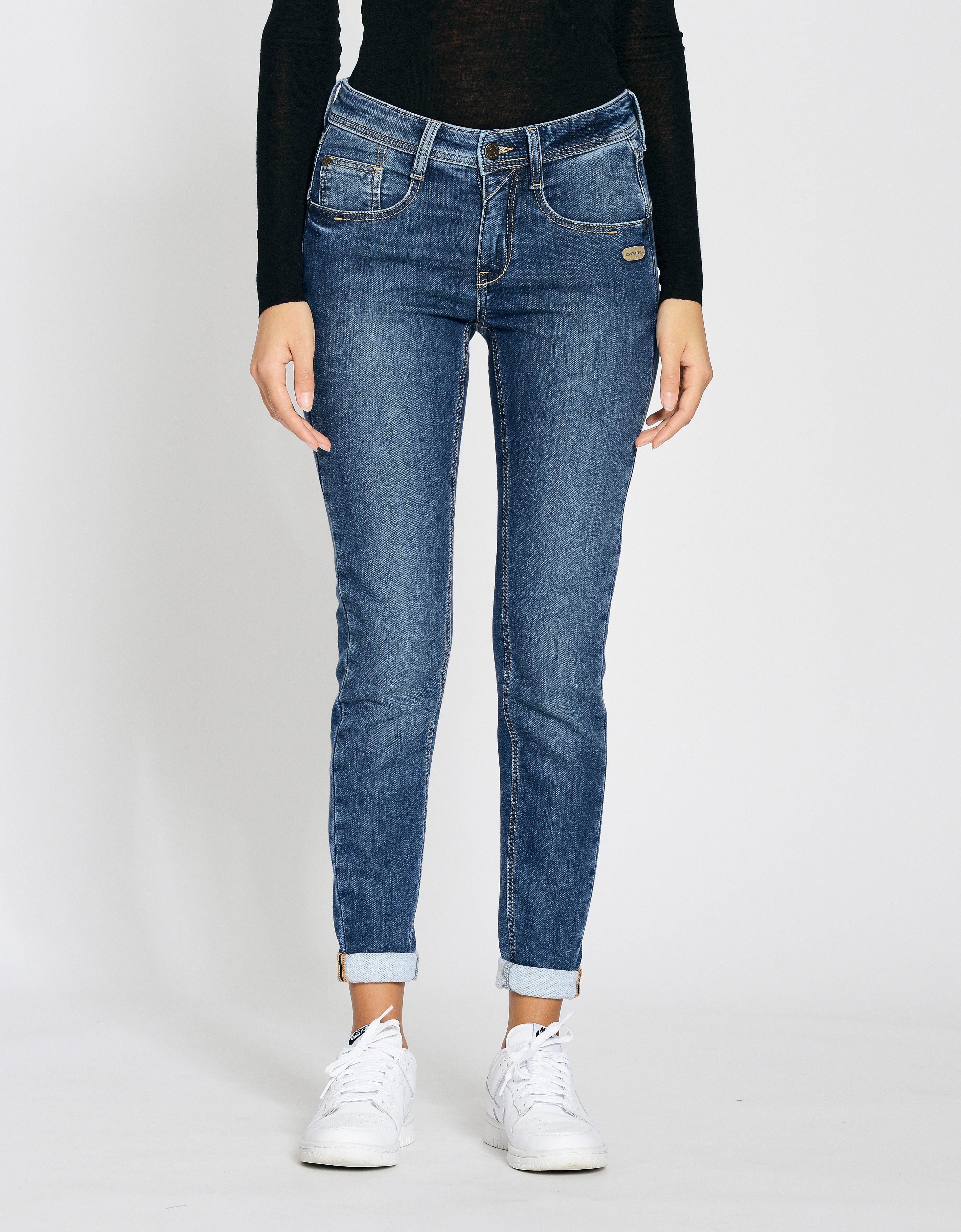 GANG 5-pocket jeans 94AMELIE met dubbele achterzak