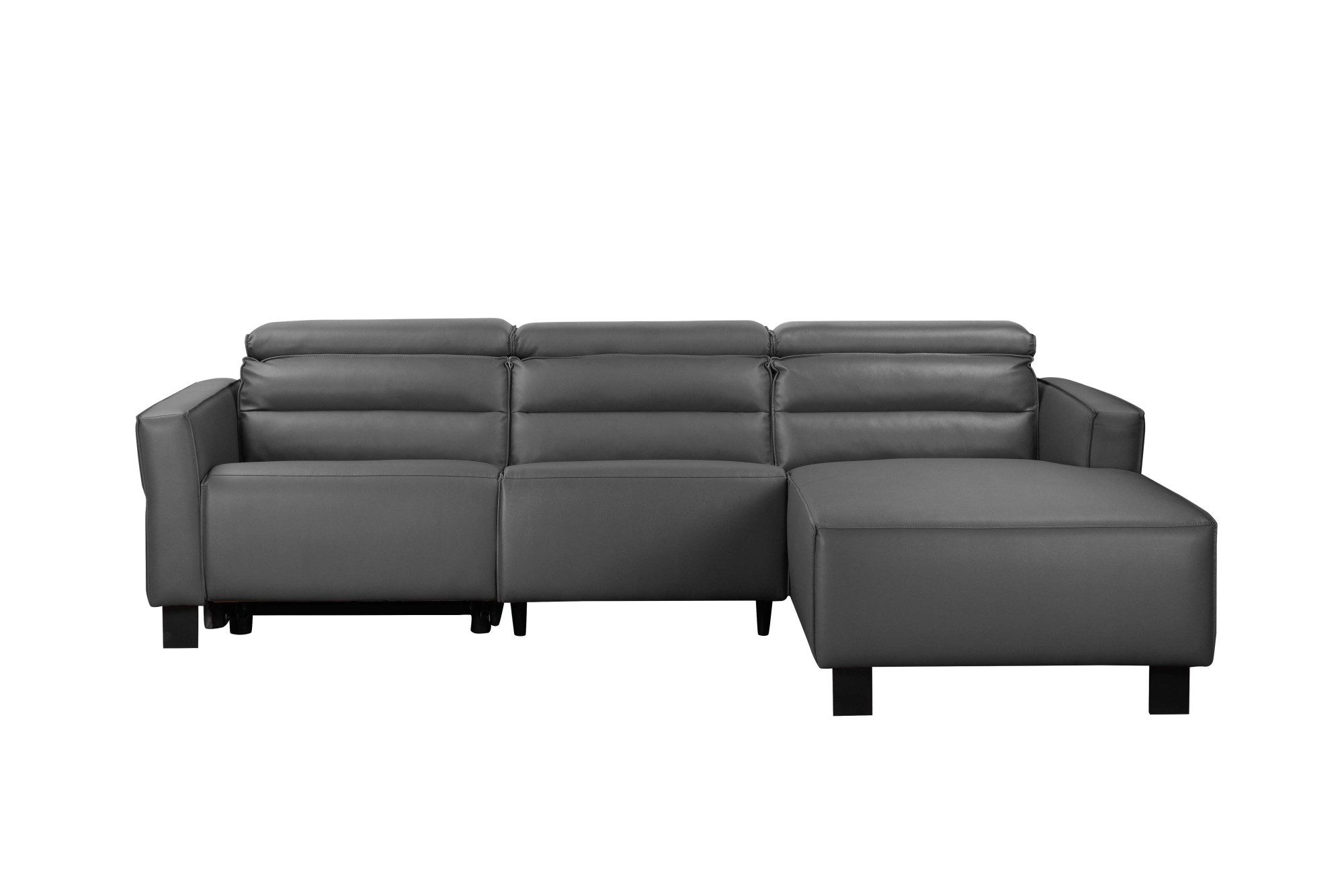 Places of Style Hoekbank Carpari, L-vorm, 263 cm, handmatige of elektrische relaxfunctie