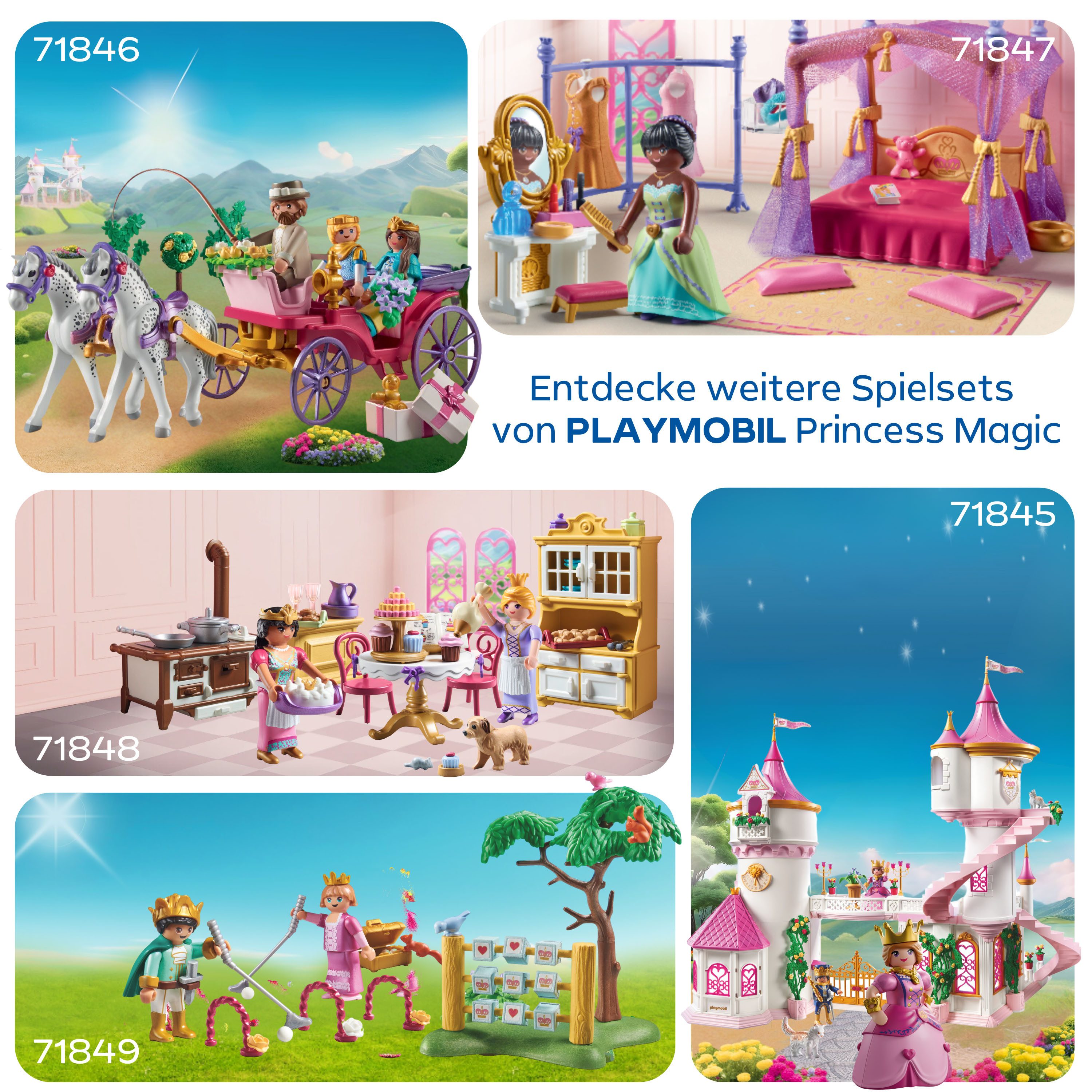 Playmobil® Constructie-speelset Königliche Küche (71848), Playmobil Princess Magic (94-delig)