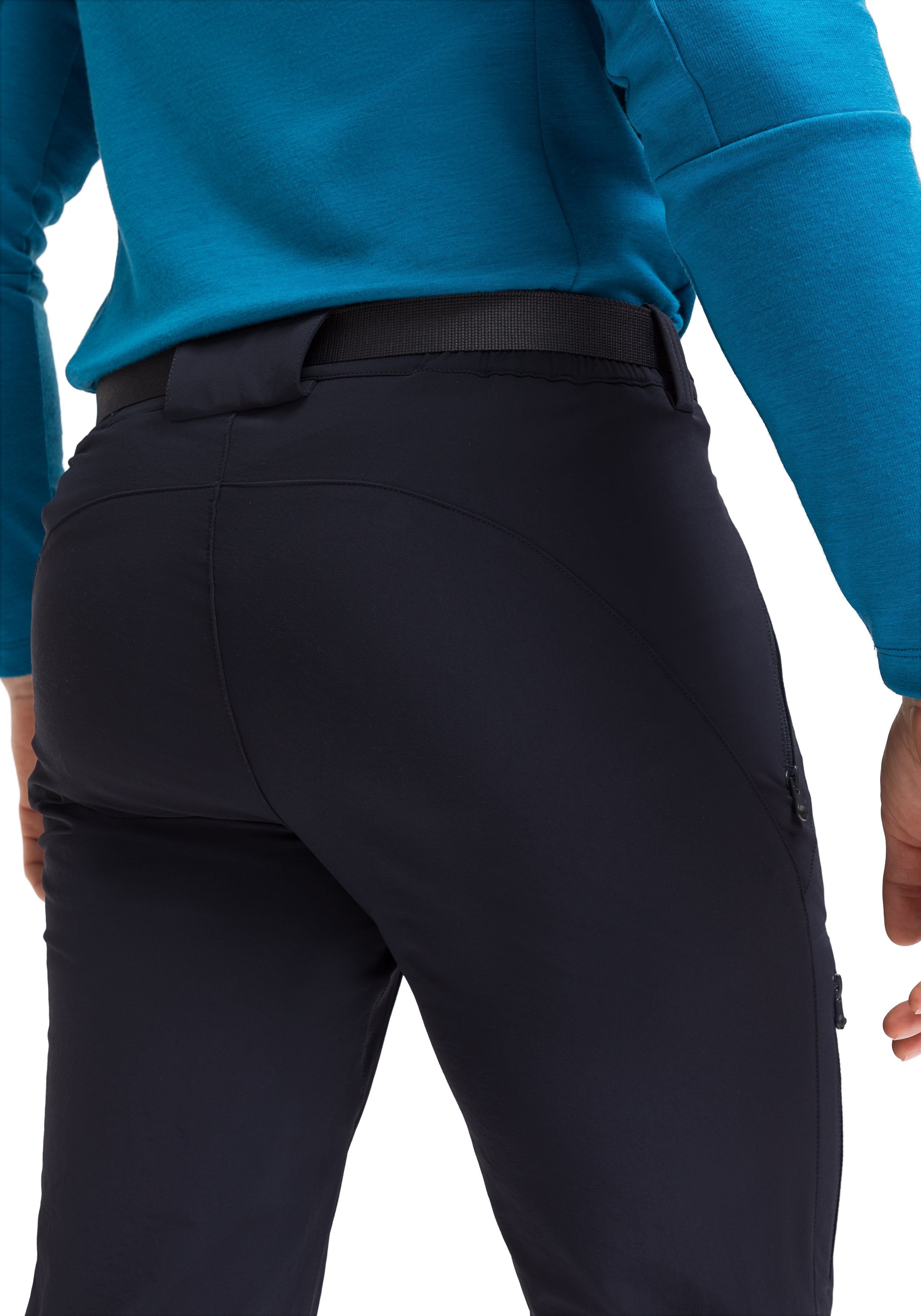 Maier Sports Functionele broek Naturno Heren outdoorbroek, robuuste trekkingbroek, 3 zakken en riem