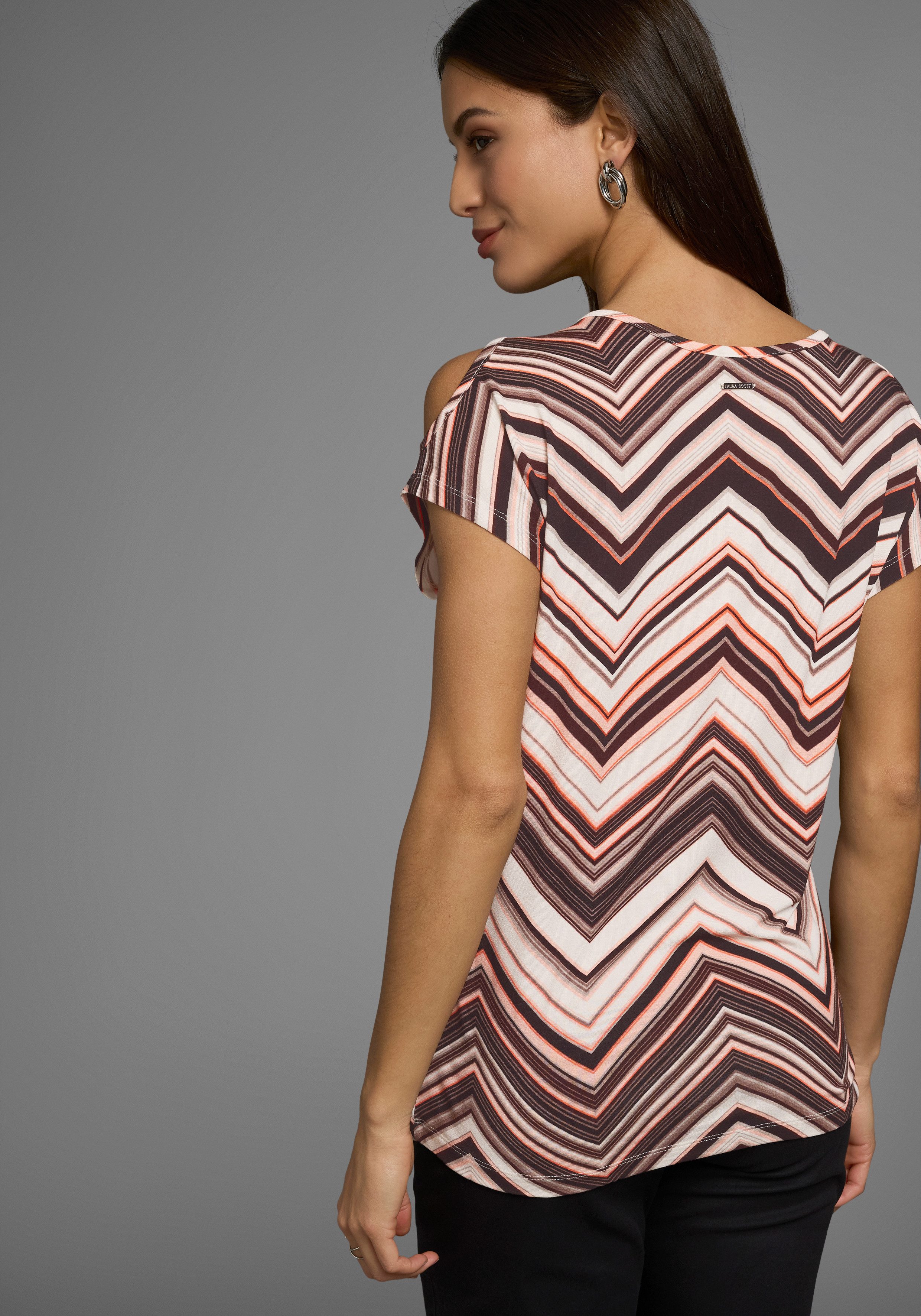 Laura Scott Shirt met ronde hals
