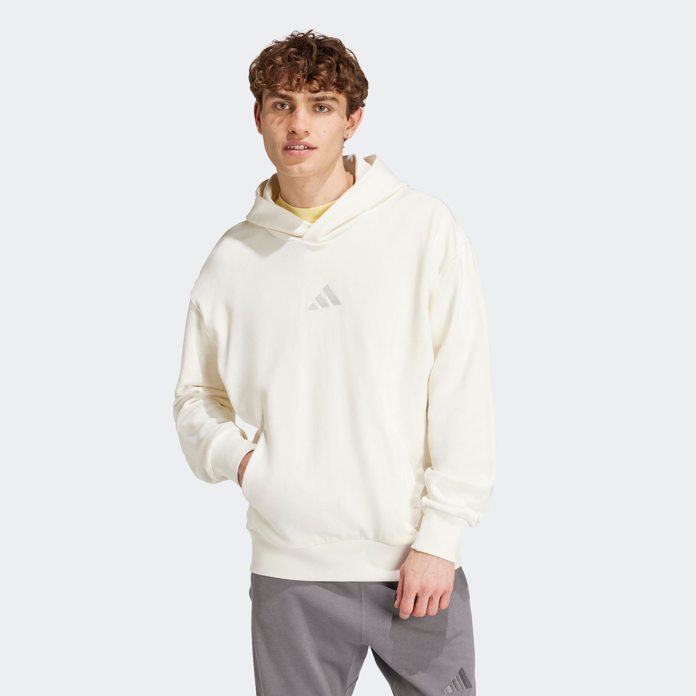 adidas Sportswear Hoodie M A SZN FT HD heren hoodies maat 4XL wit