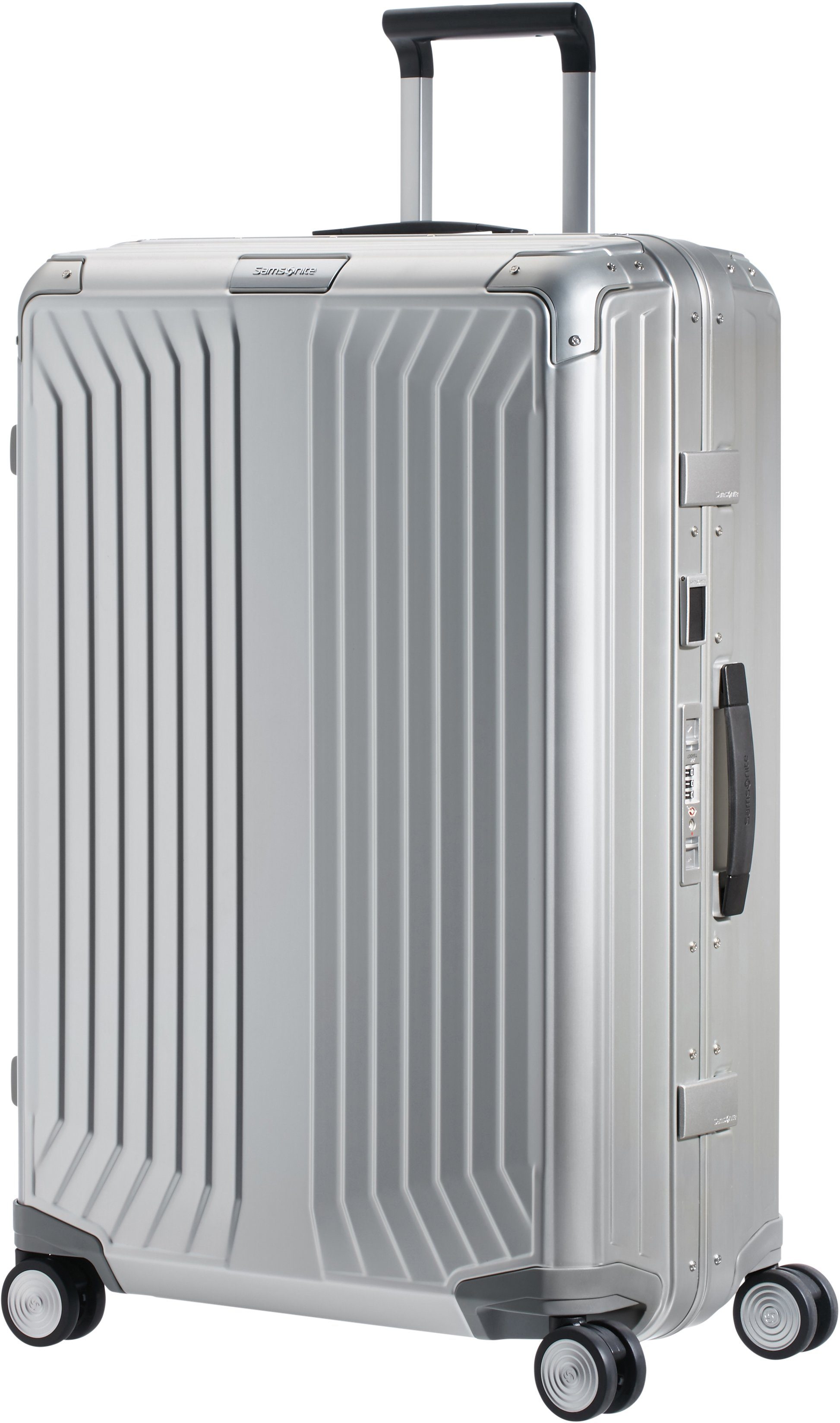 Samsonite Hardshell-trolley LITE-BOX ALU Hard-shell koffer premium-aluminium grote koffer TSA-cijferslot