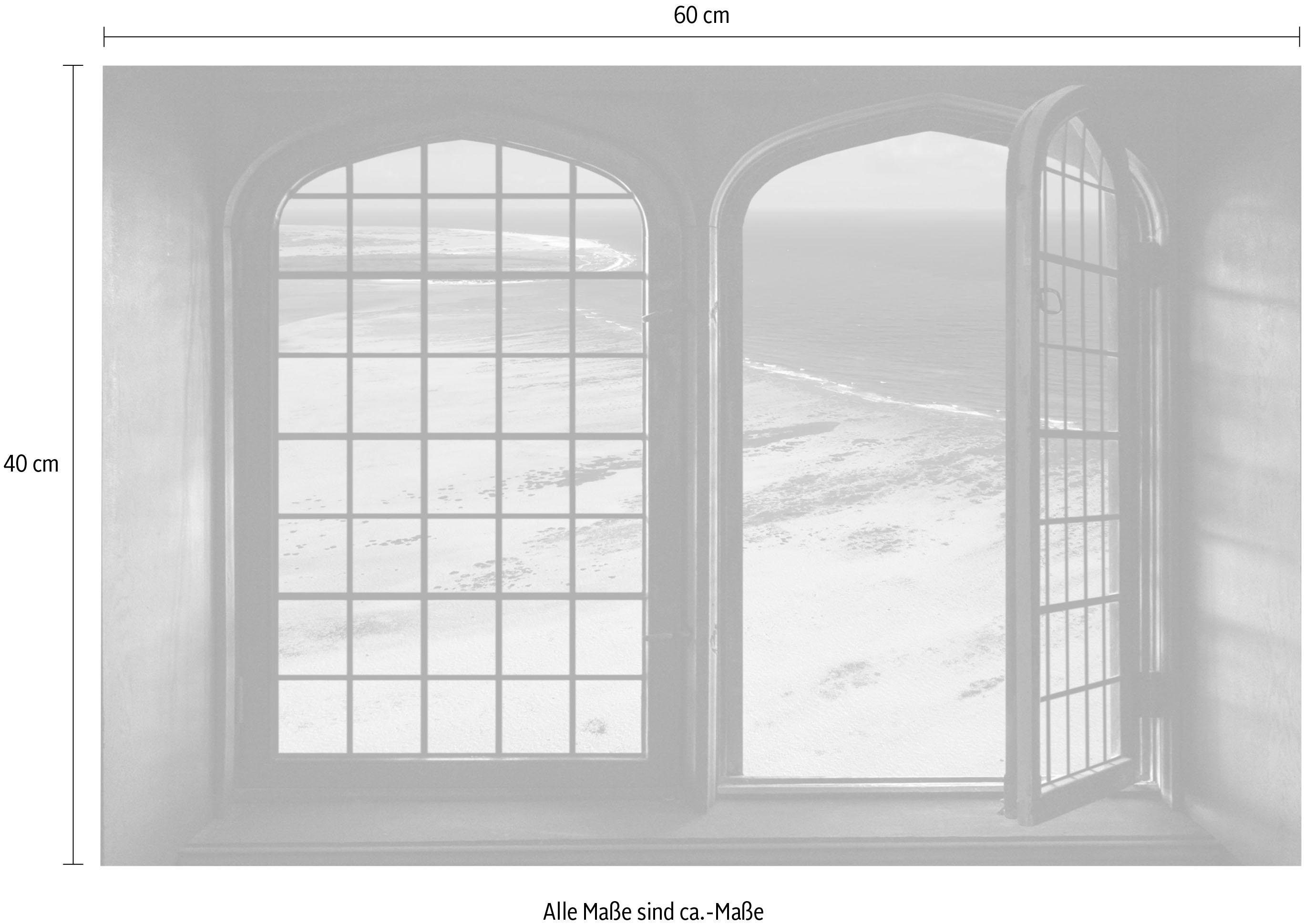 queence Wandfolie Stille oceaan Muursticker, muurdecoratie, zelfklevend, 3D, raam