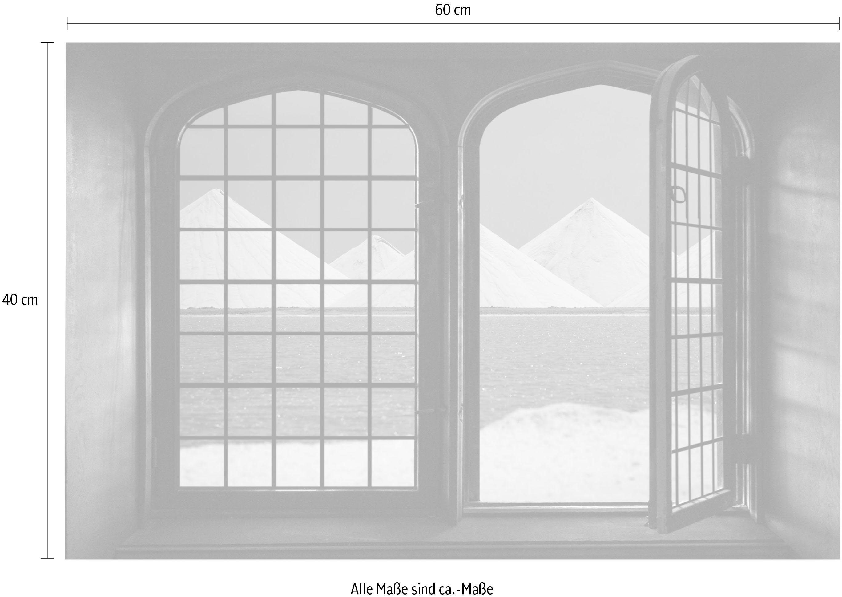 queence Wandfolie Droom in roze Muursticker, muurdecoratie, zelfklevend, 3D, raam