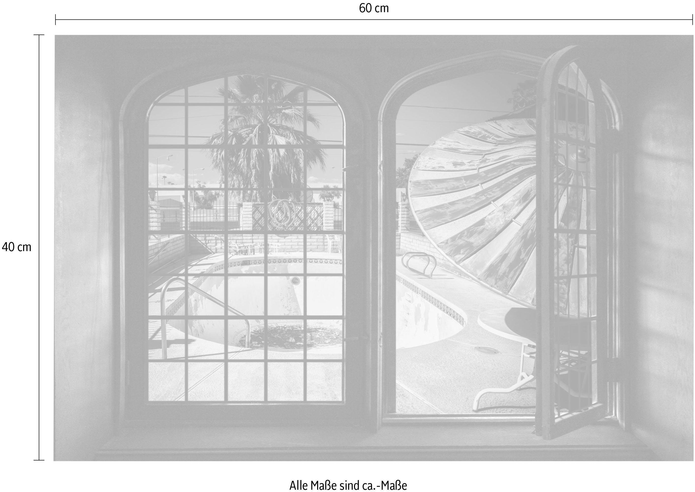 queence Wandfolie LA Muursticker, muurdecoratie, zelfklevend, 3D, raam