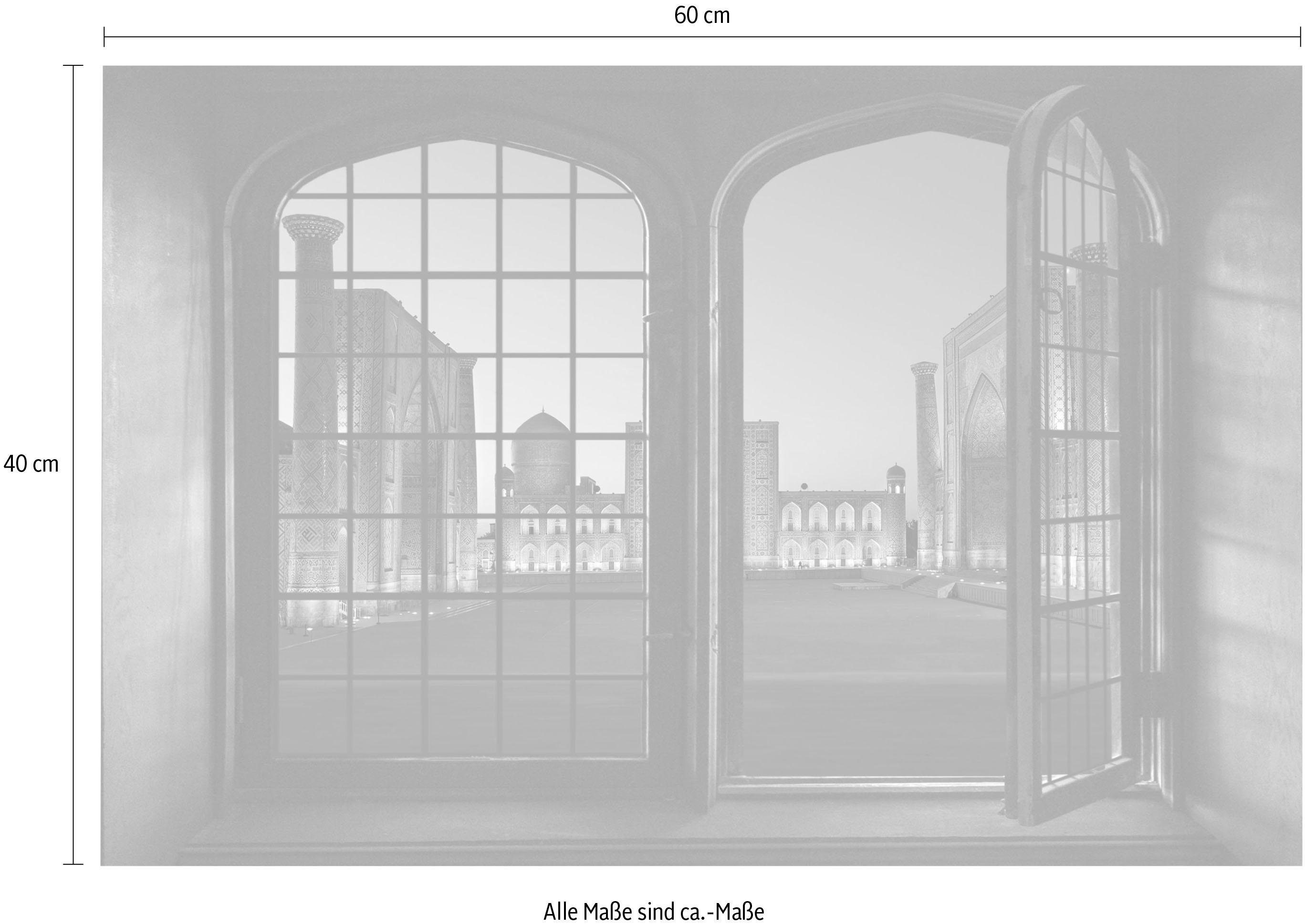 queence Wandfolie Touch of India Muursticker, muurdecoratie, zelfklevend, 3D, raam