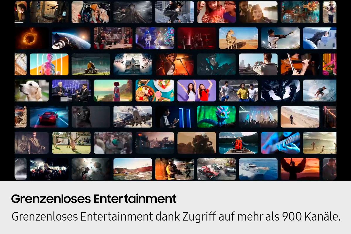 Samsung Led-TV GU75U8079FU LED-televisie, Crystal UHD, Q-Symphony, Dolby Surround Sound, triple tuner, Smart-Hub