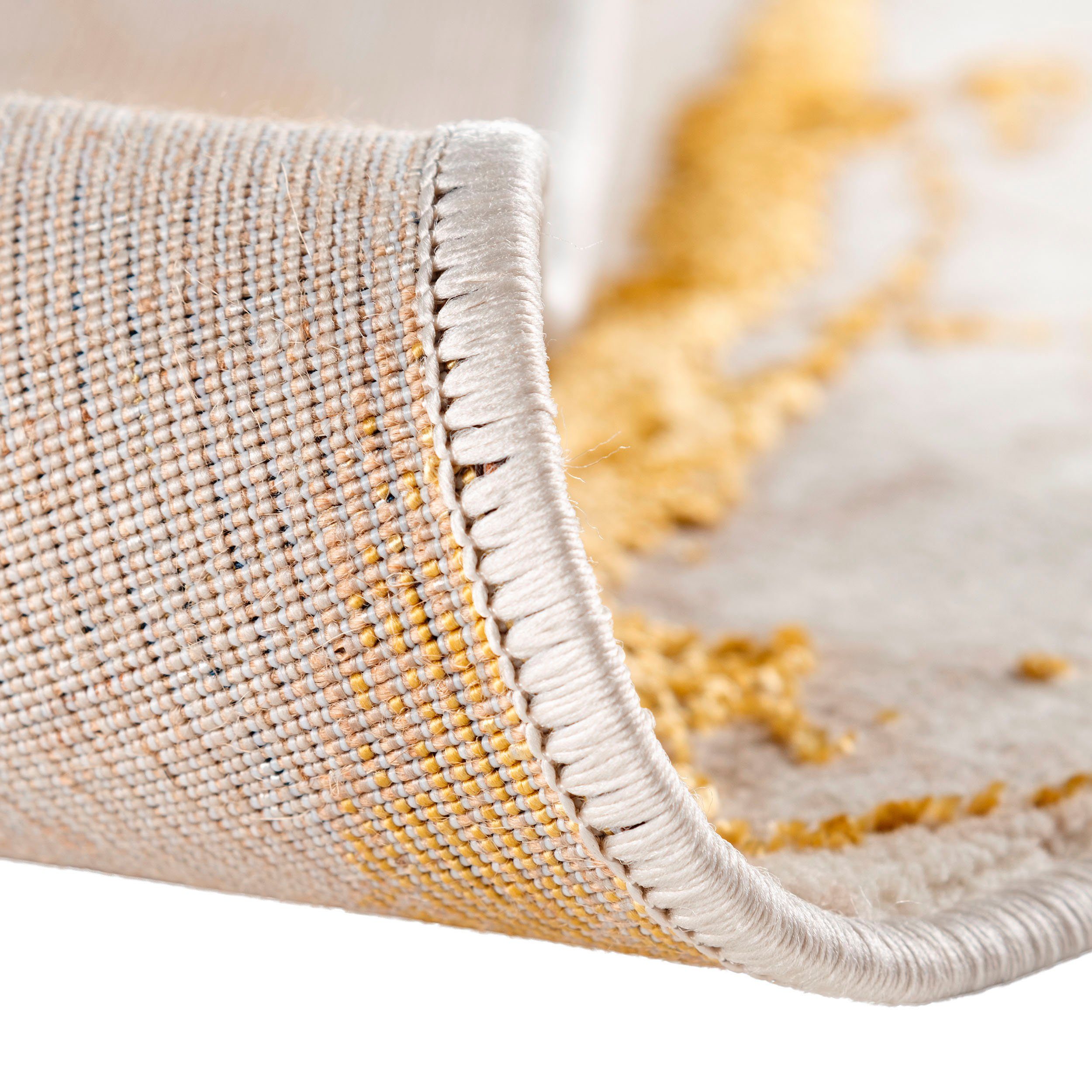 Sehrazat Vloerkleed Lara 805 Reliëfstructuur, met glans, retro-look, woonkamer