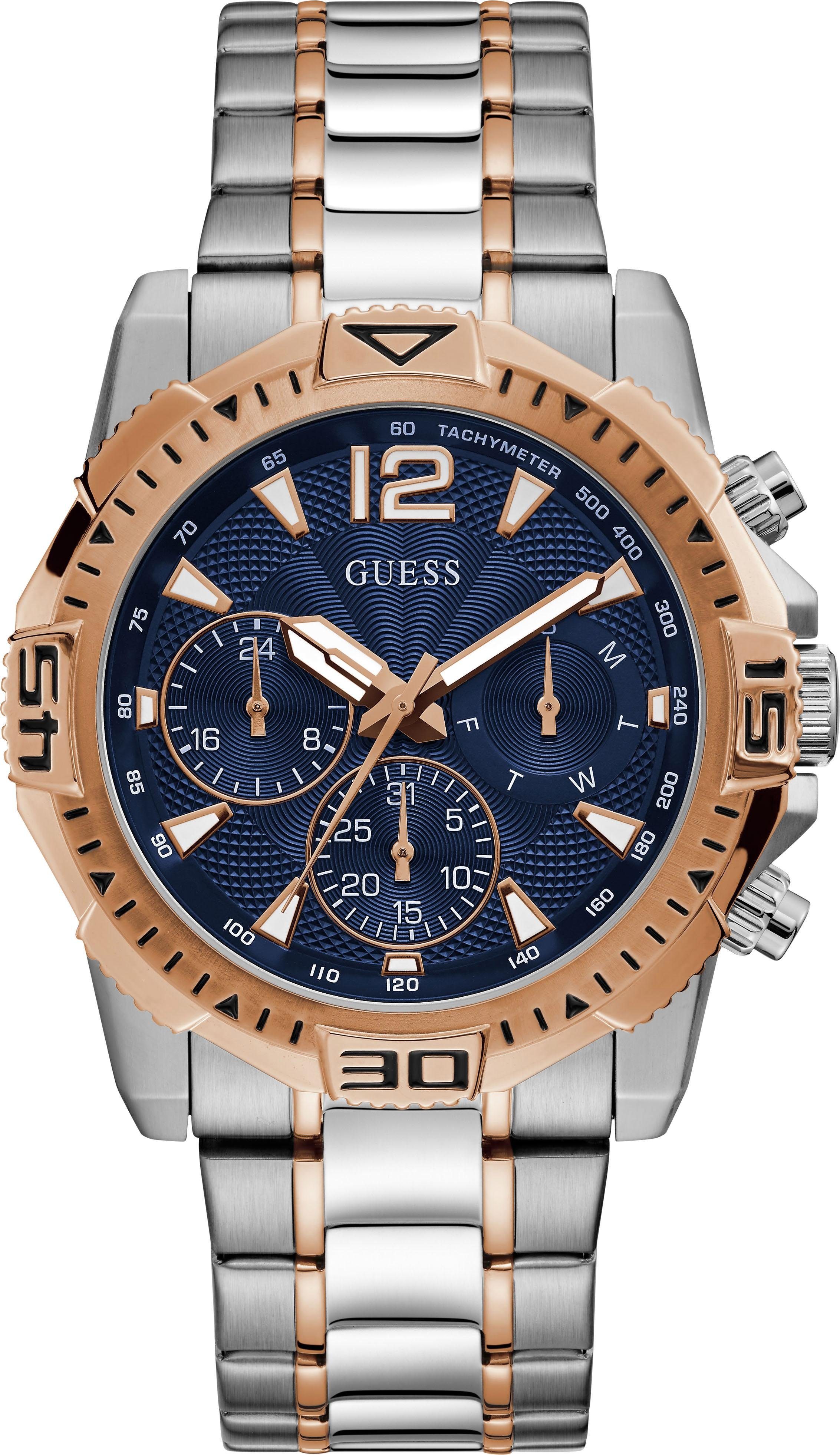 Guess Multifunctioneel horloge Commander Polshorloge, quartz horloge, herenhorloge