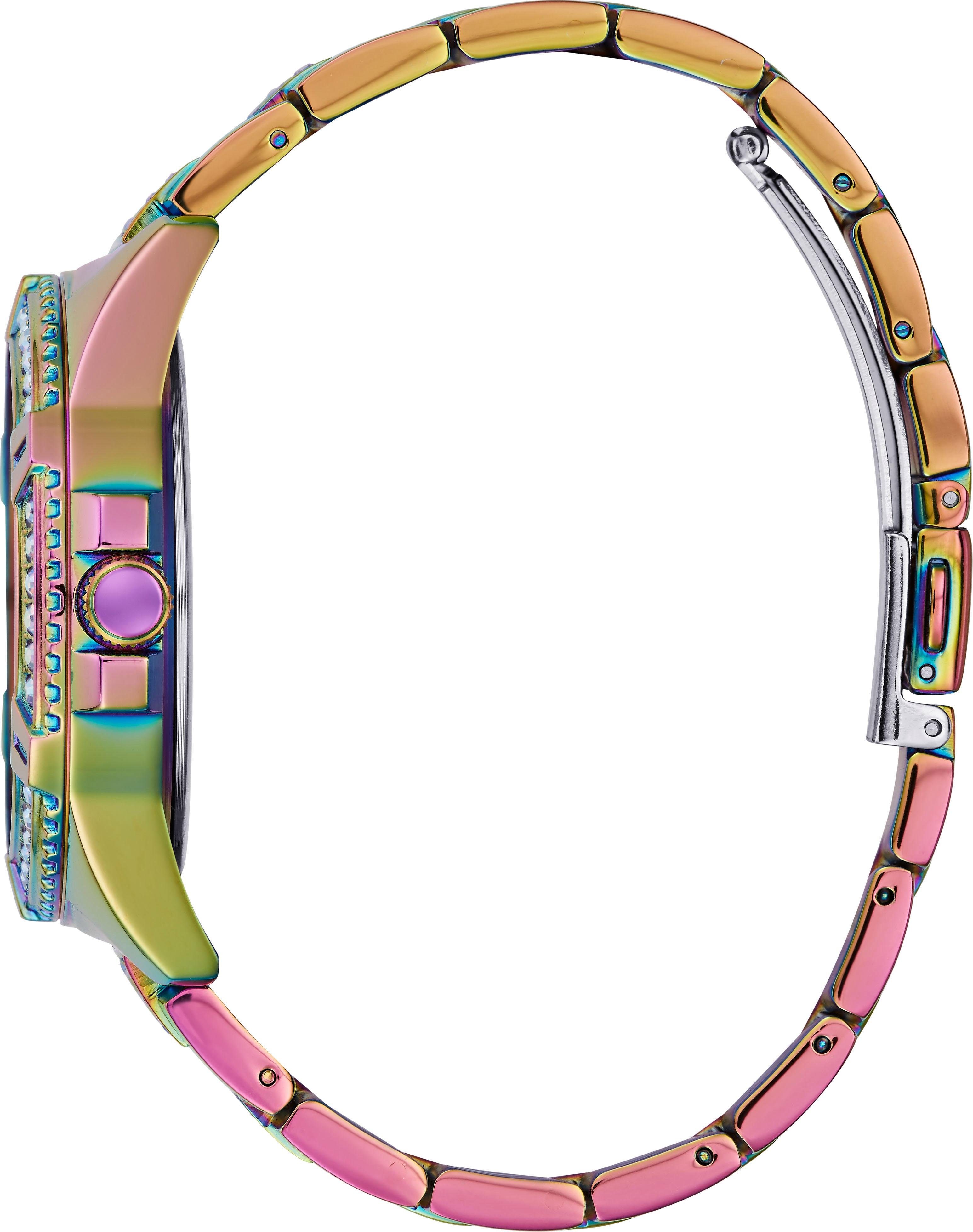 Guess Multifunctioneel horloge LADY FRONTIER Horloge, quartzhorloge, dameshorloge, analoog, stalen armband