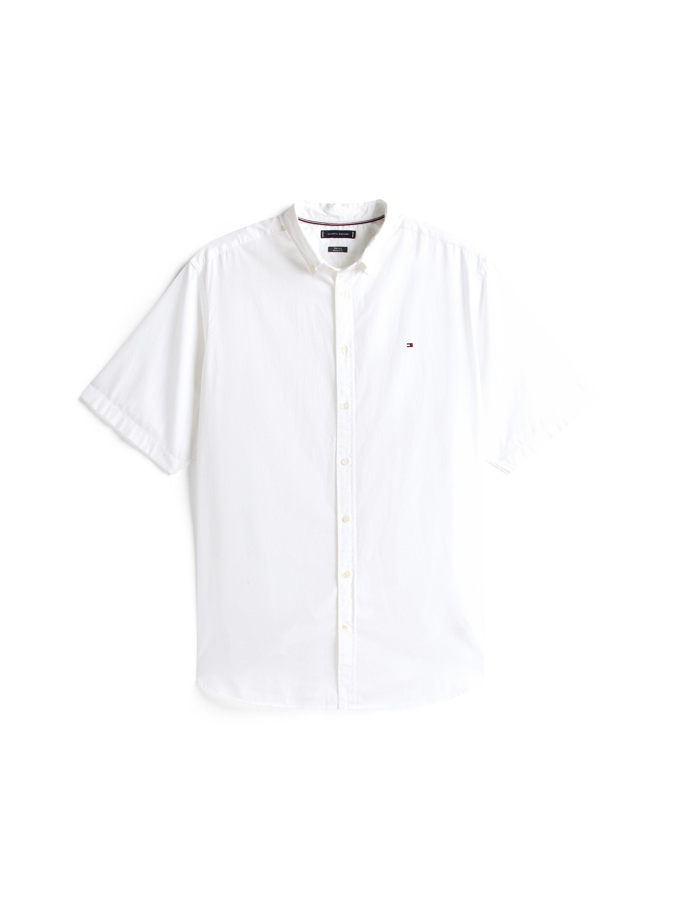 Tommy Hilfiger Overhemd met korte mouwen BT-FLEX POPLIN SOLID S/S SHIRT-B