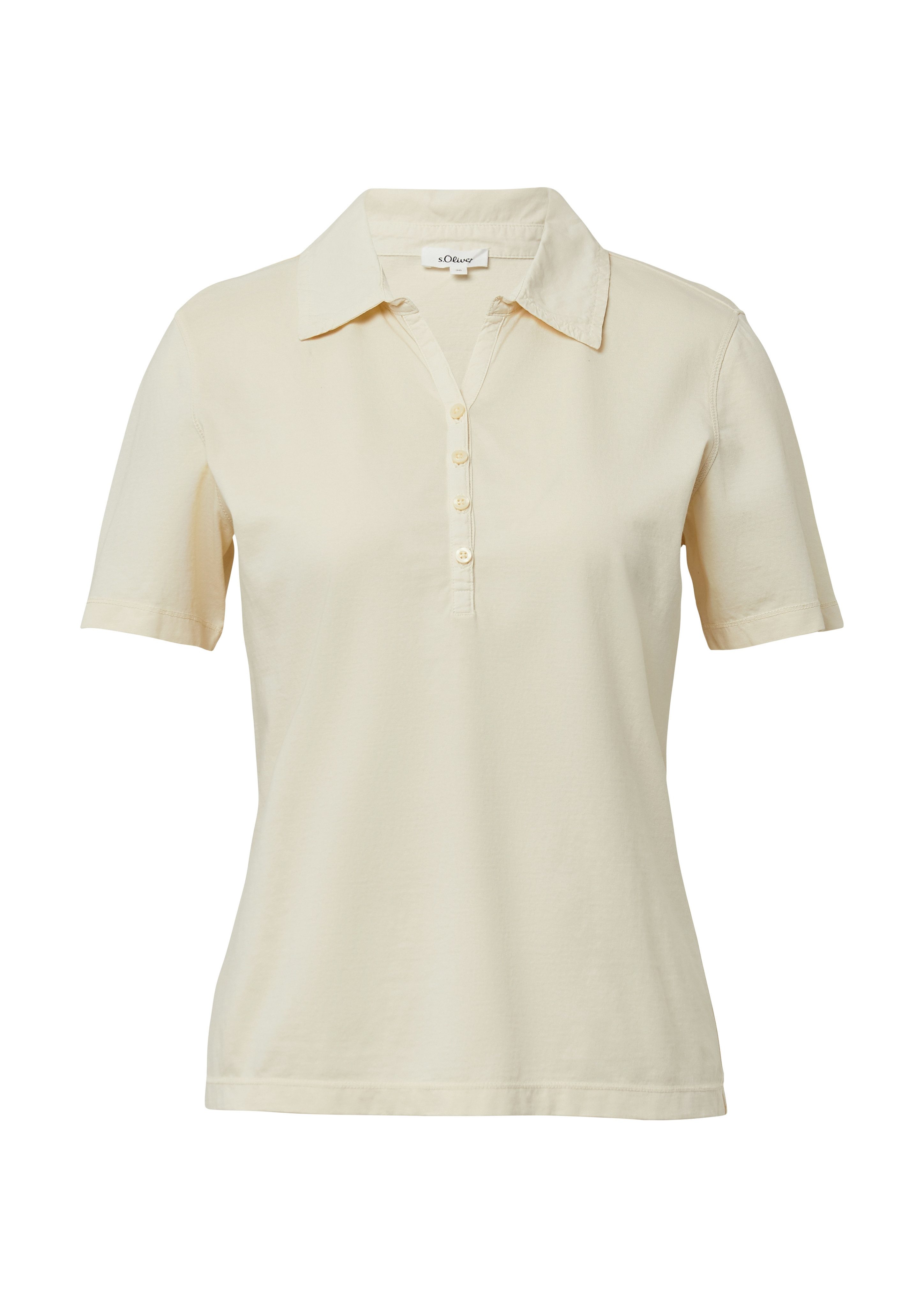 s.Oliver Poloshirt met polokraag
