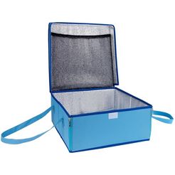 wenko koeltas blauw transporttas voor taarten blauw