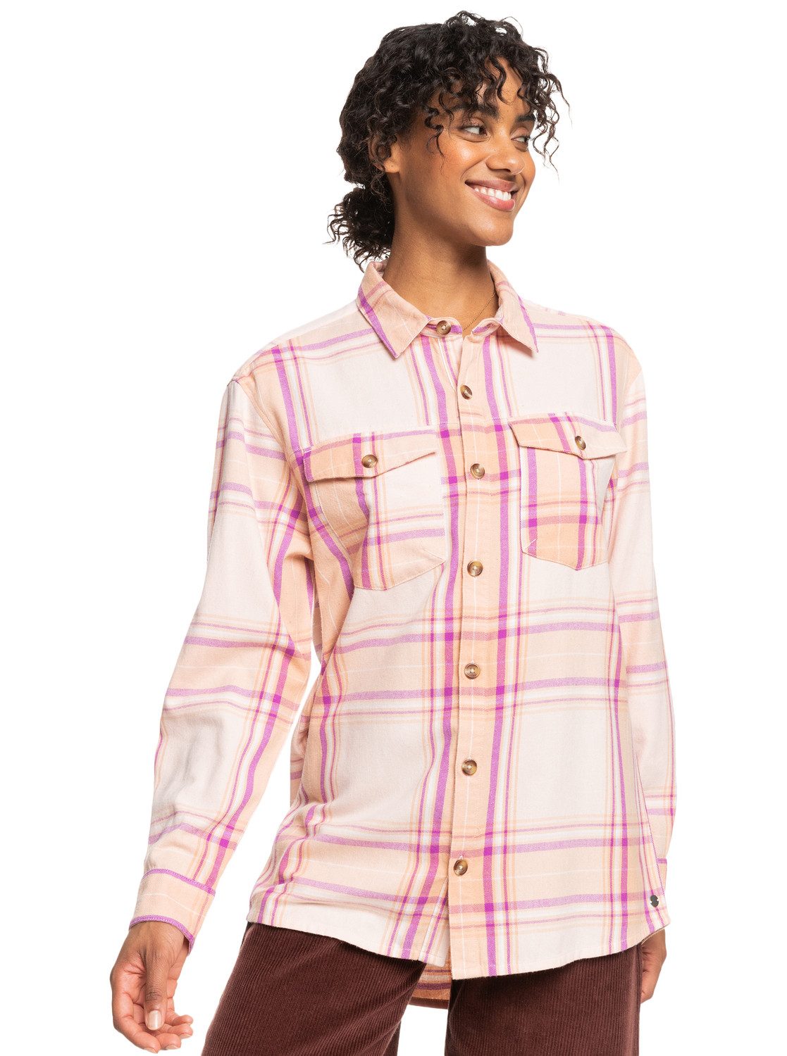 Roxy Overhemd met lange mouwen Let it Go flanel