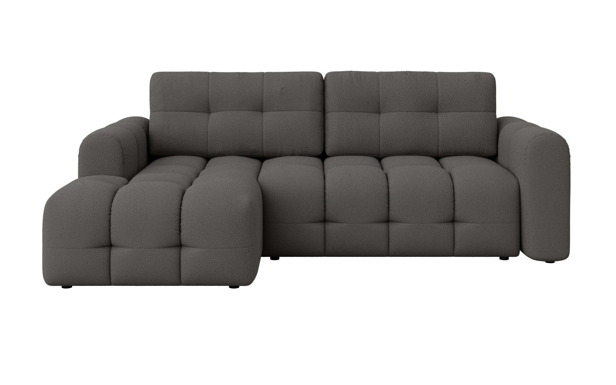 INOSIGN Hoekbank Manilla, optioneel met bedfunctie, B/D/H 265/170/91 cm L-vorm met recamiere rechts/links bestelbaar, golfondersteuning
