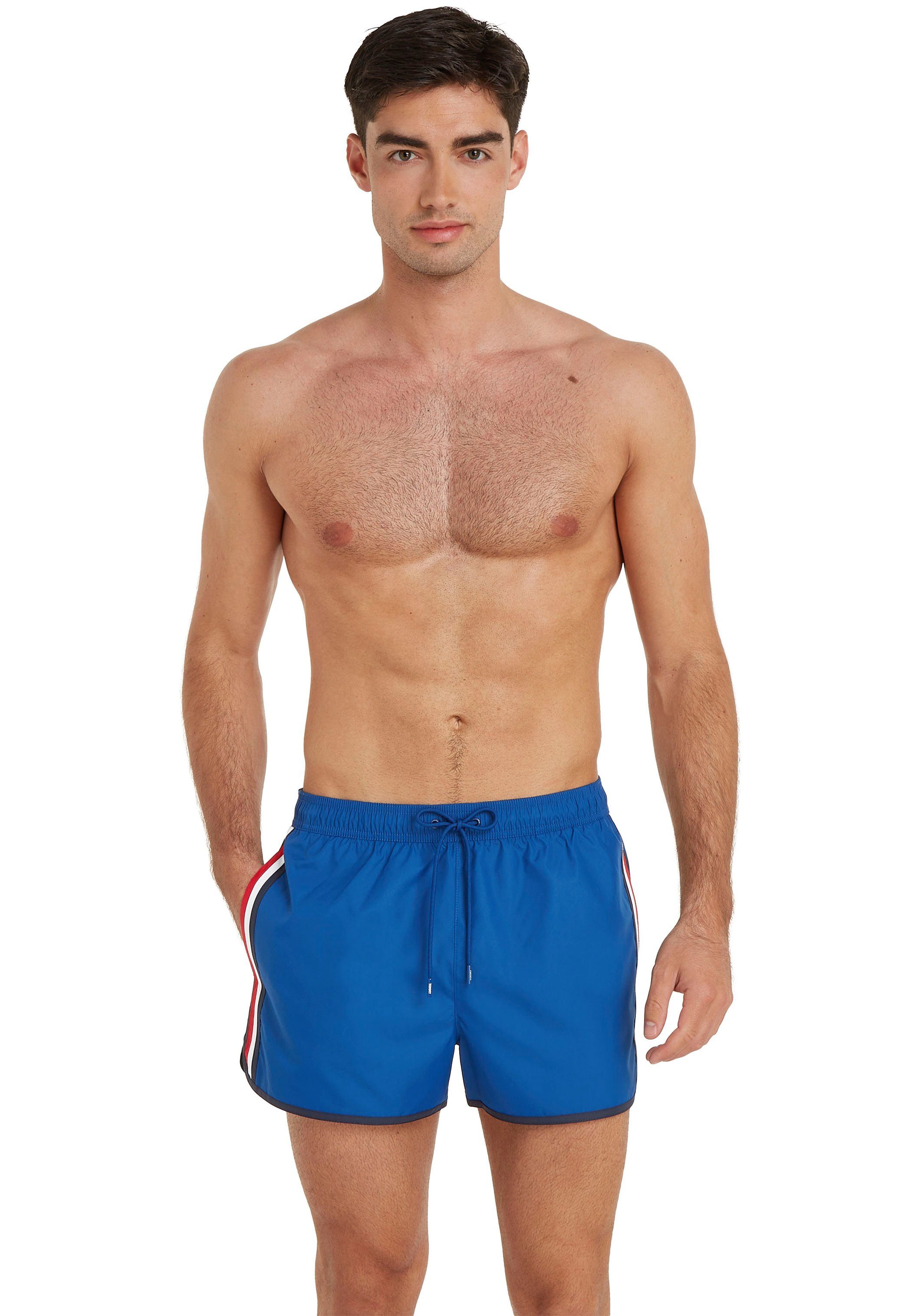 Tommy Hilfiger Swimwear Zwemshort RUNNER met merkstrepen