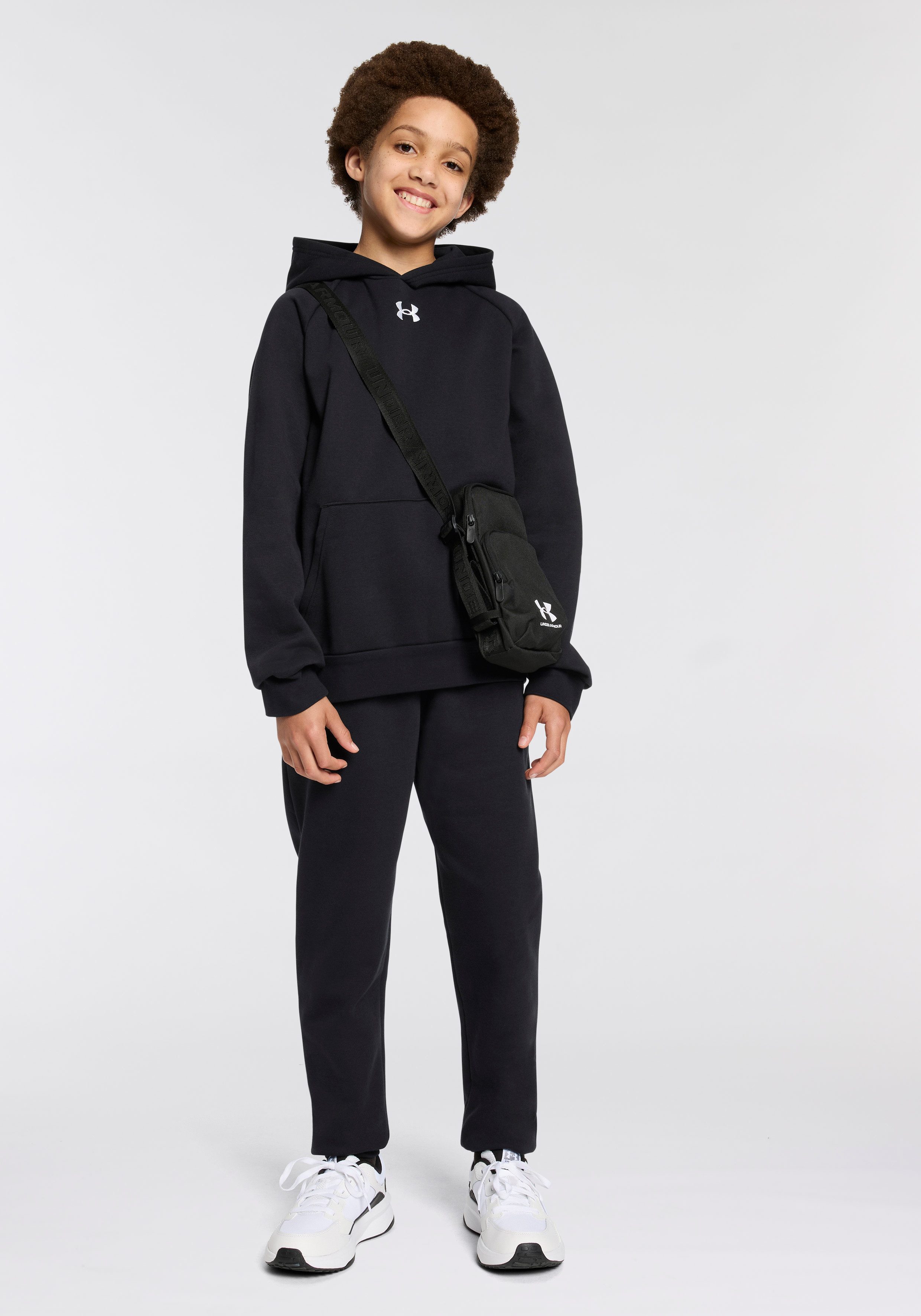 Under Armour® Hoodie Rival Voor kinderen - binnenmateriaal zacht opgeruwd