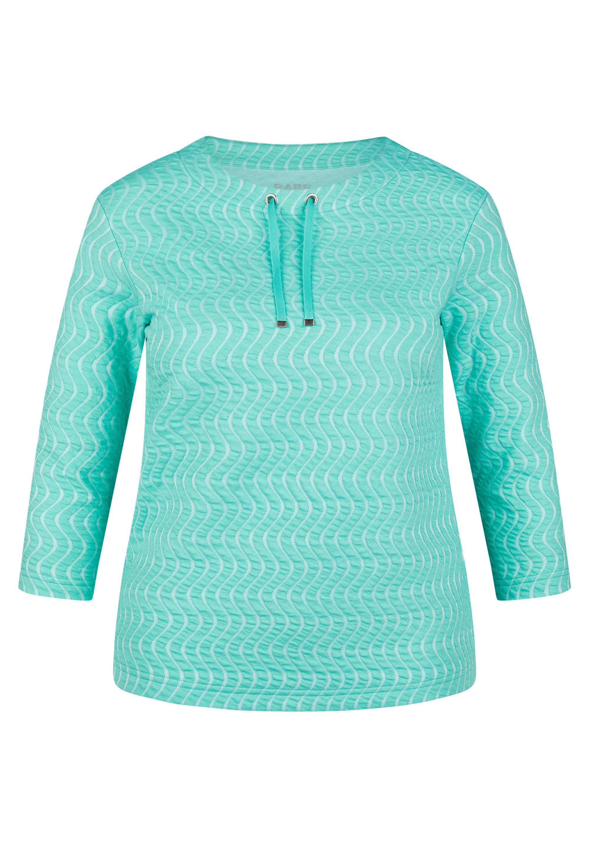 Rabe Shirt met 3/4 mouwen met golfstructuur