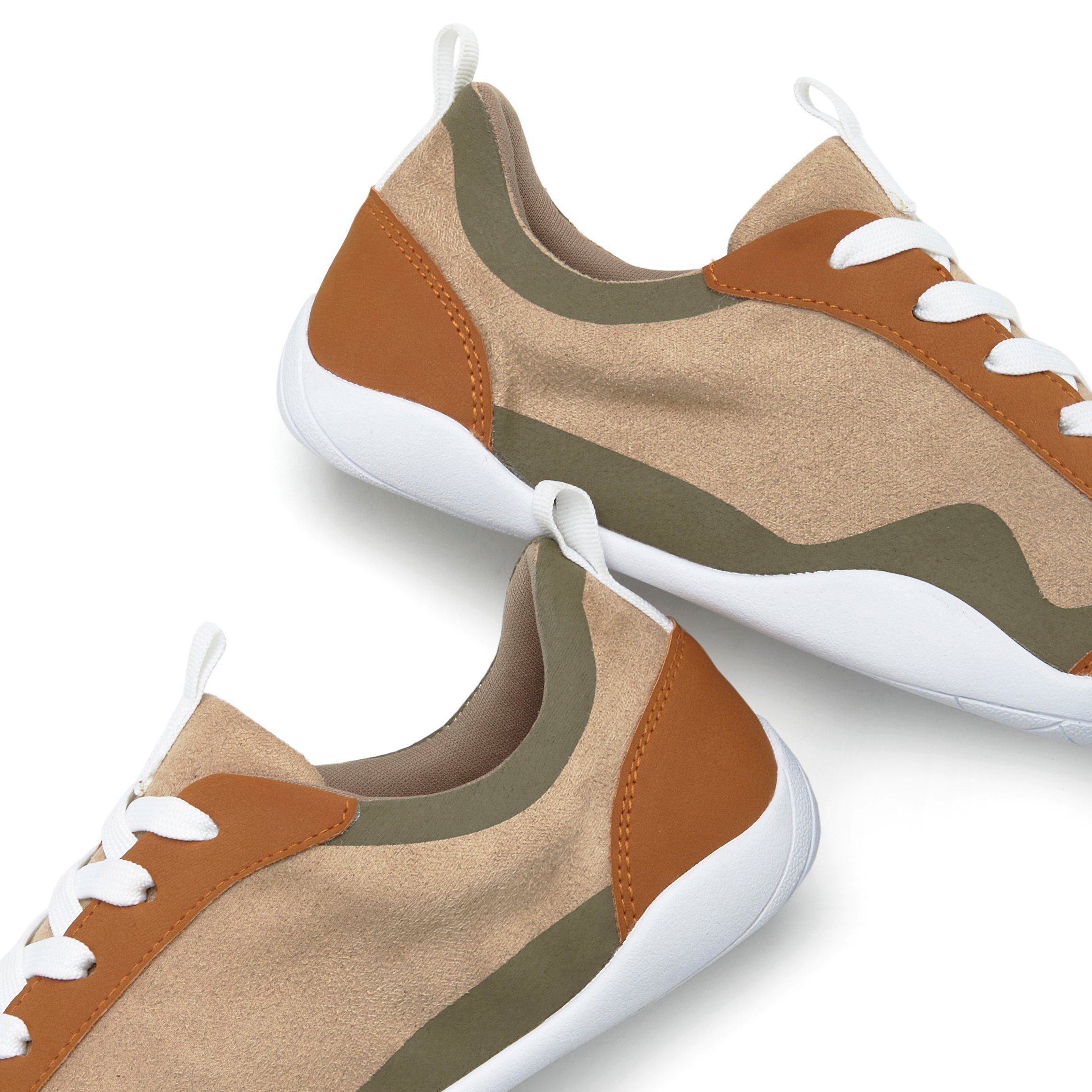 Lascana Sneakers superlicht, ultradunne zool, veterschoen, vrijetijdsschoen vegan