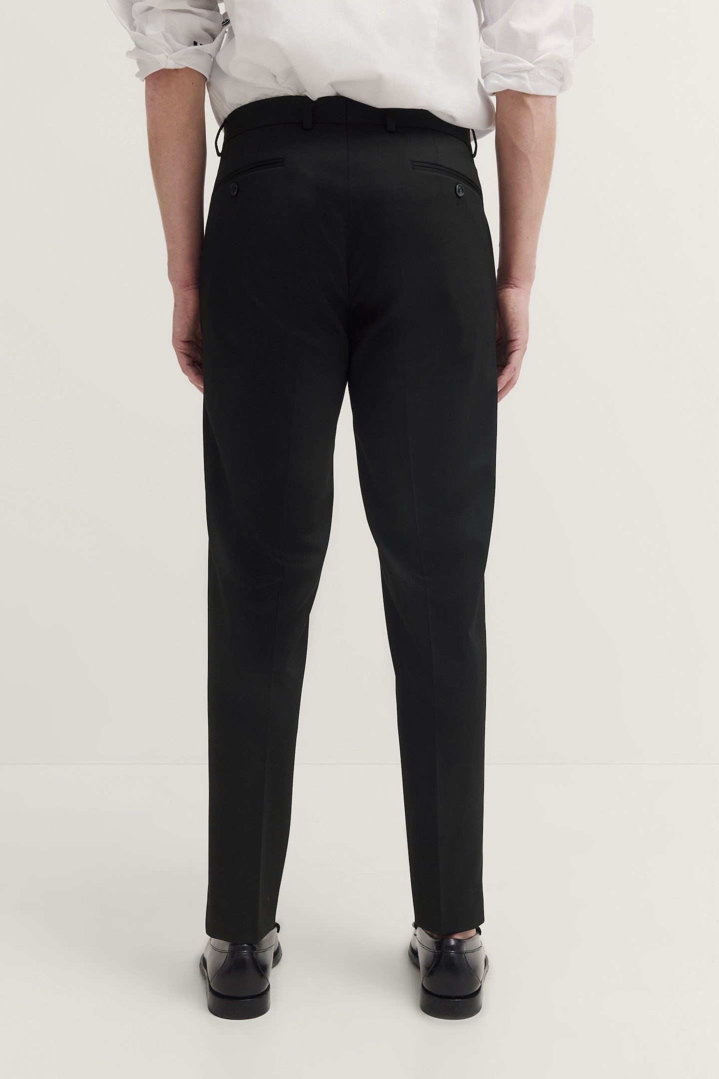 Bugatti Pantalon met stretch & persvouw