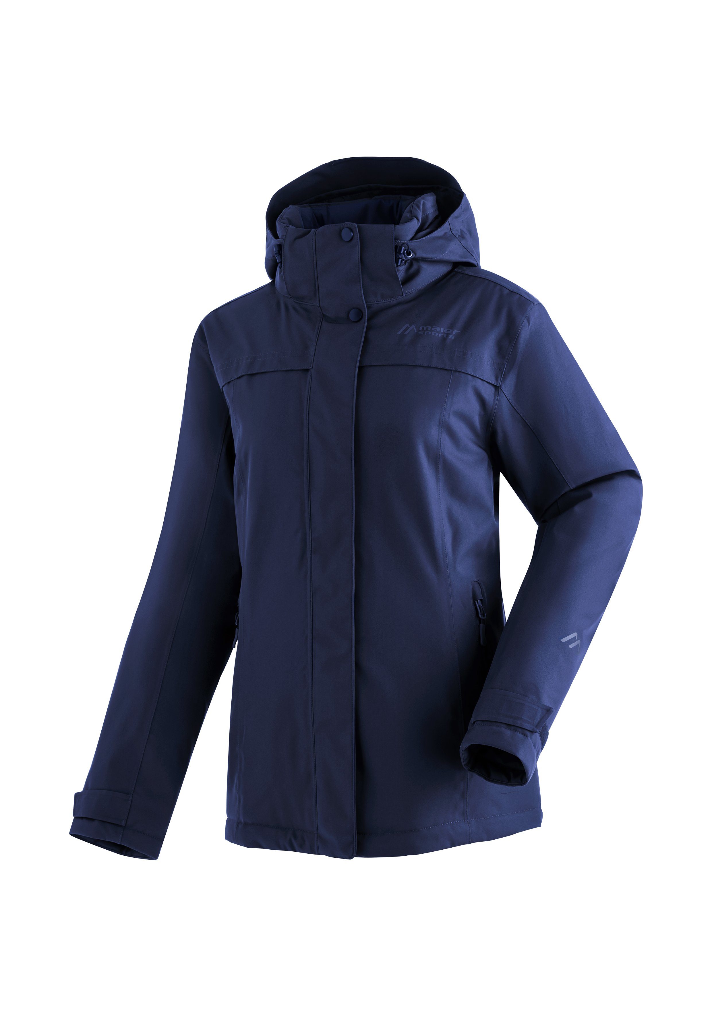 Maier Sports Functioneel jack Lisbon Damesjack warm gewatteerd winterjack wind waterdicht regular fit