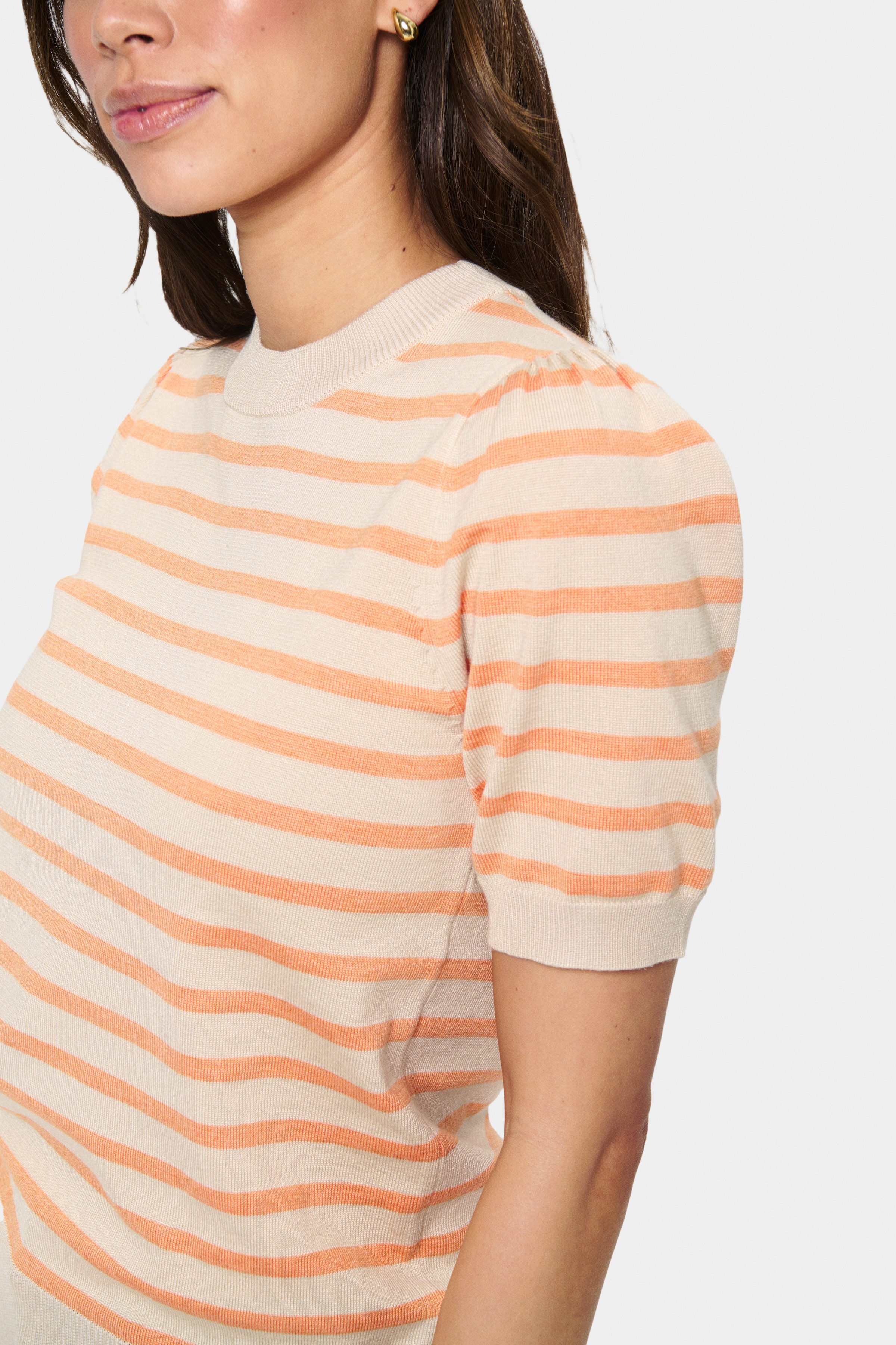 Saint Tropez Trui met korte mouwen MilaSZ SS Striped