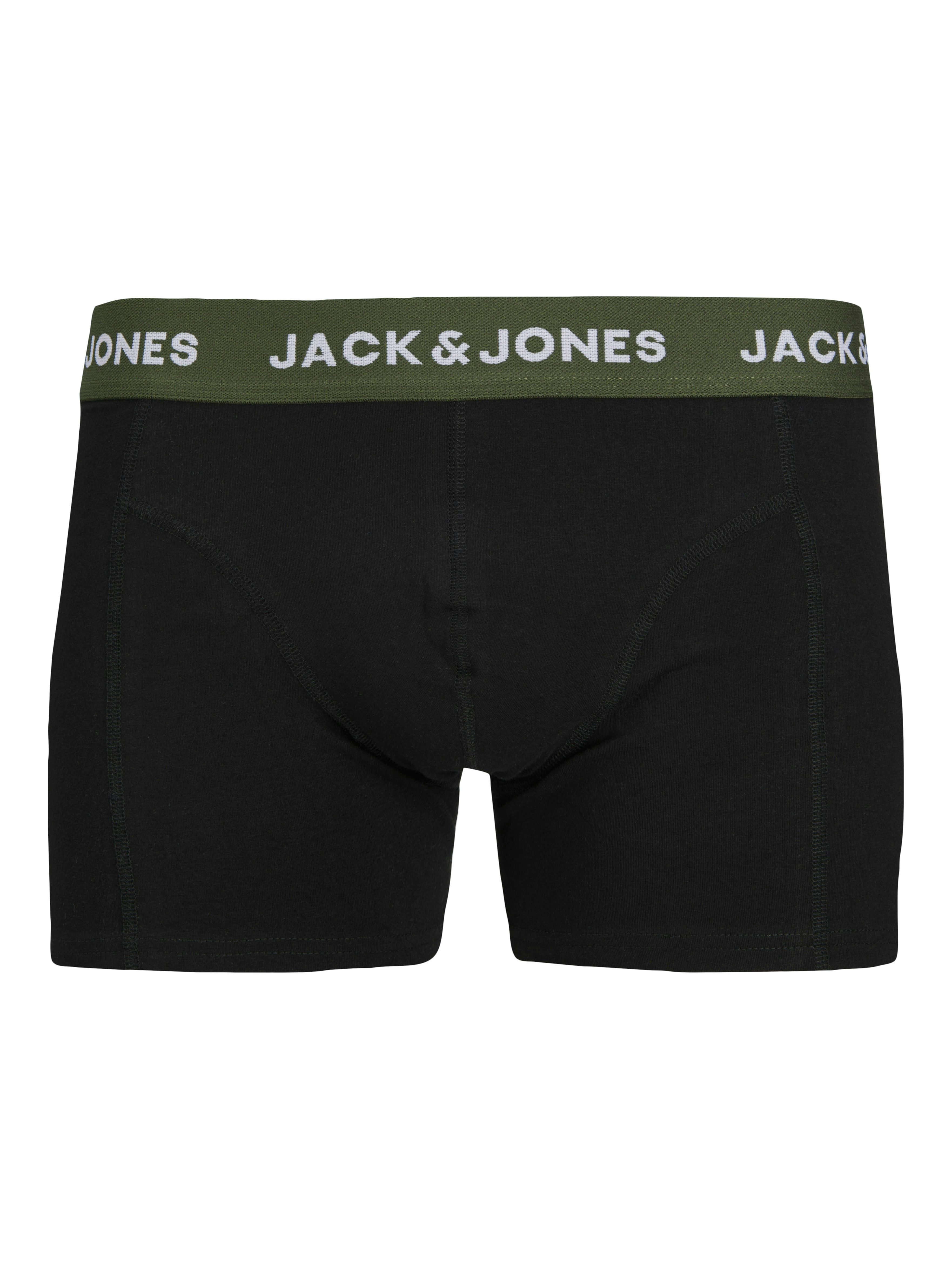 Jack & Jones PlusSize Trunk JACOLIVER SOLID TRUNKS 5 PACK BOX PLS (set 5 stuks)