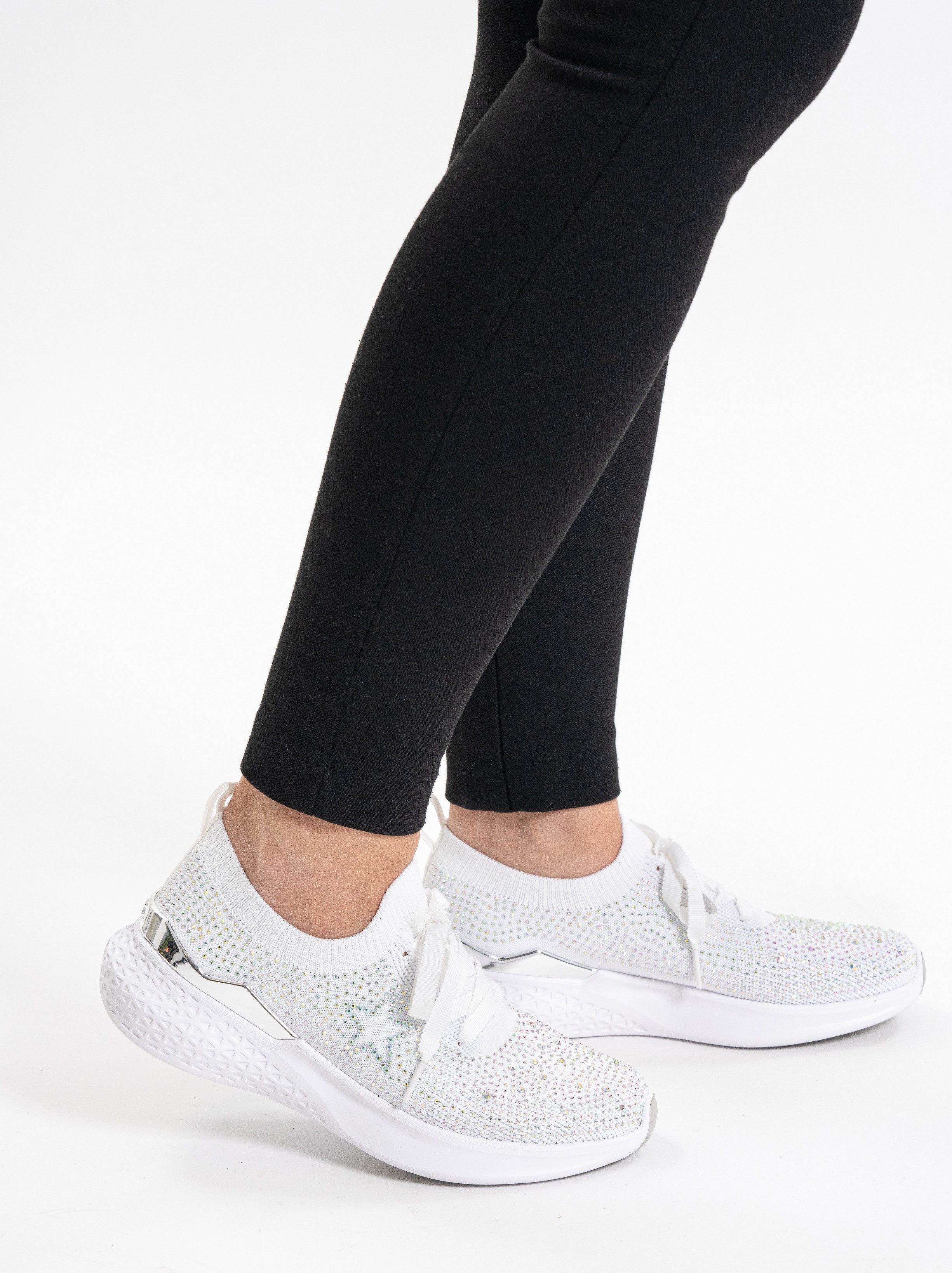 Ara Slip-on sneakers Maya , veterschoen, slipper in brei-look, h-breedte
