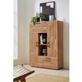 premium collection by home affaire highboard levita hoogte 136 cm beige