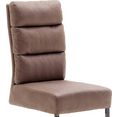 mca furniture vrijdragende stoel rochester stoel belastbaar tot 120 kg (set, 2 stuks) bruin