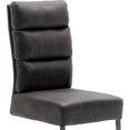 mca furniture vrijdragende stoel rochester stoel belastbaar tot 120 kg (set, 2 stuks) grijs