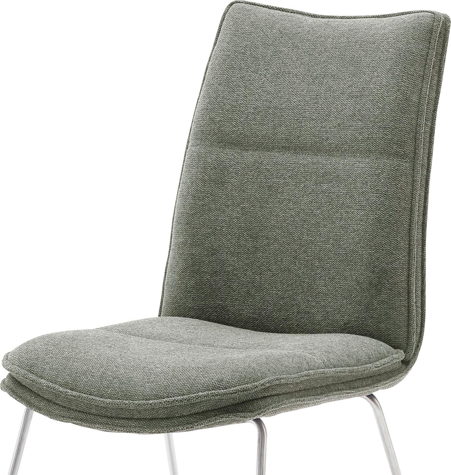 MCA furniture Stoel Hampton 2-set, met handgreep, belastbaarheid 120 kg, zithoogte ca. 49 cm (2 stuks)