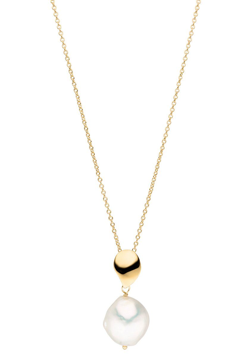 Adriana Ketting met hanger R221V met zoetwater-cultivéparel dames kettingen goud