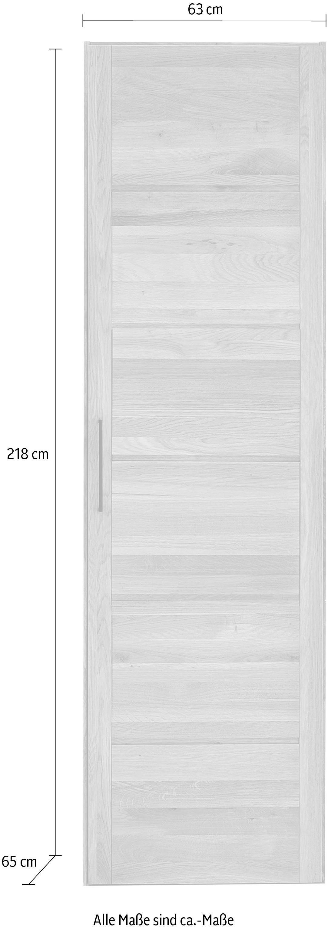 Home affaire Draaideurkast Chamara van massief eikenhout, in verschillende breedten, hoogte 218 cm
