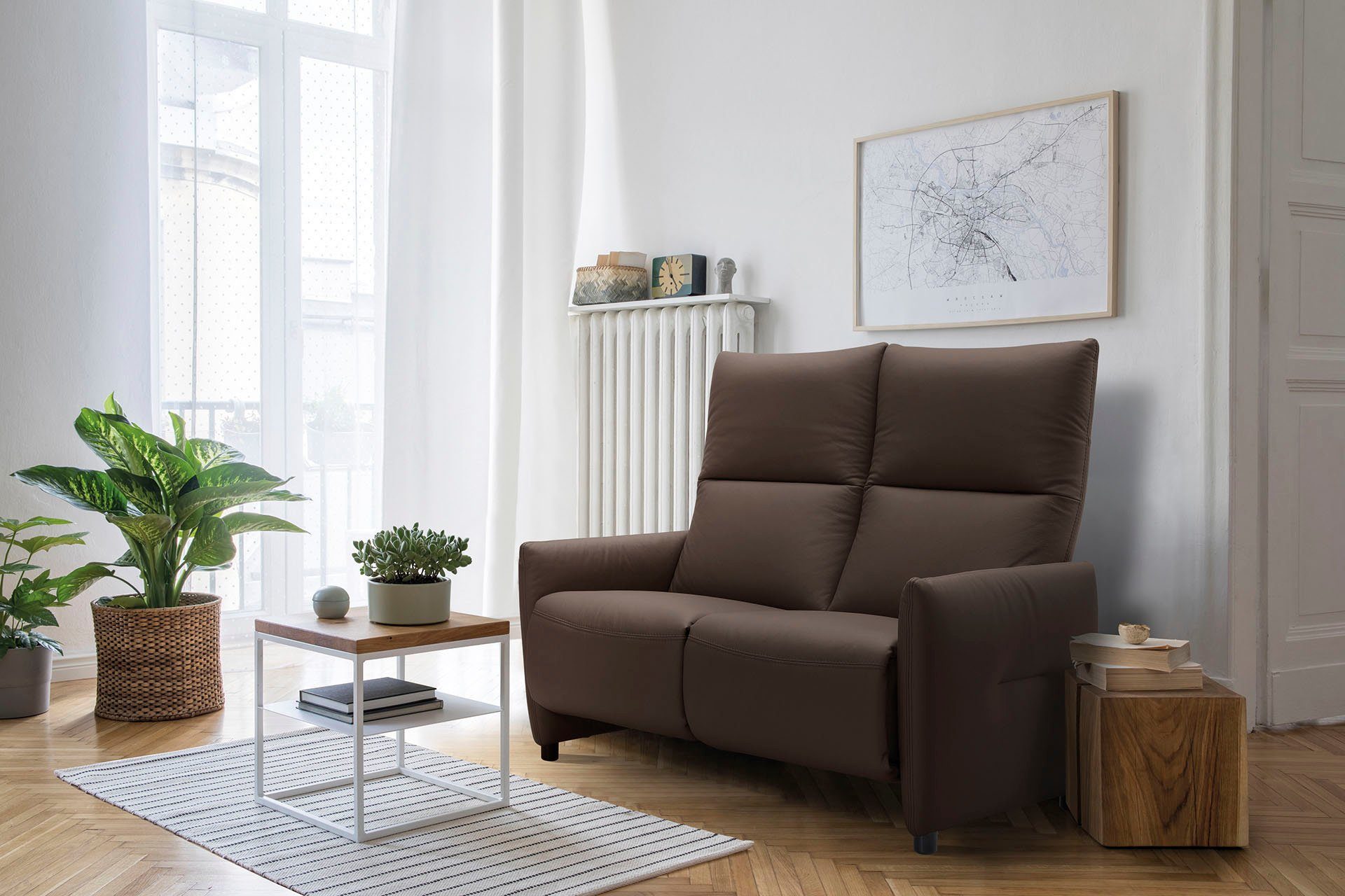 exxpo sofa fashion 2-zitsbank Inclusief relaxfunctie en naar keuze vak