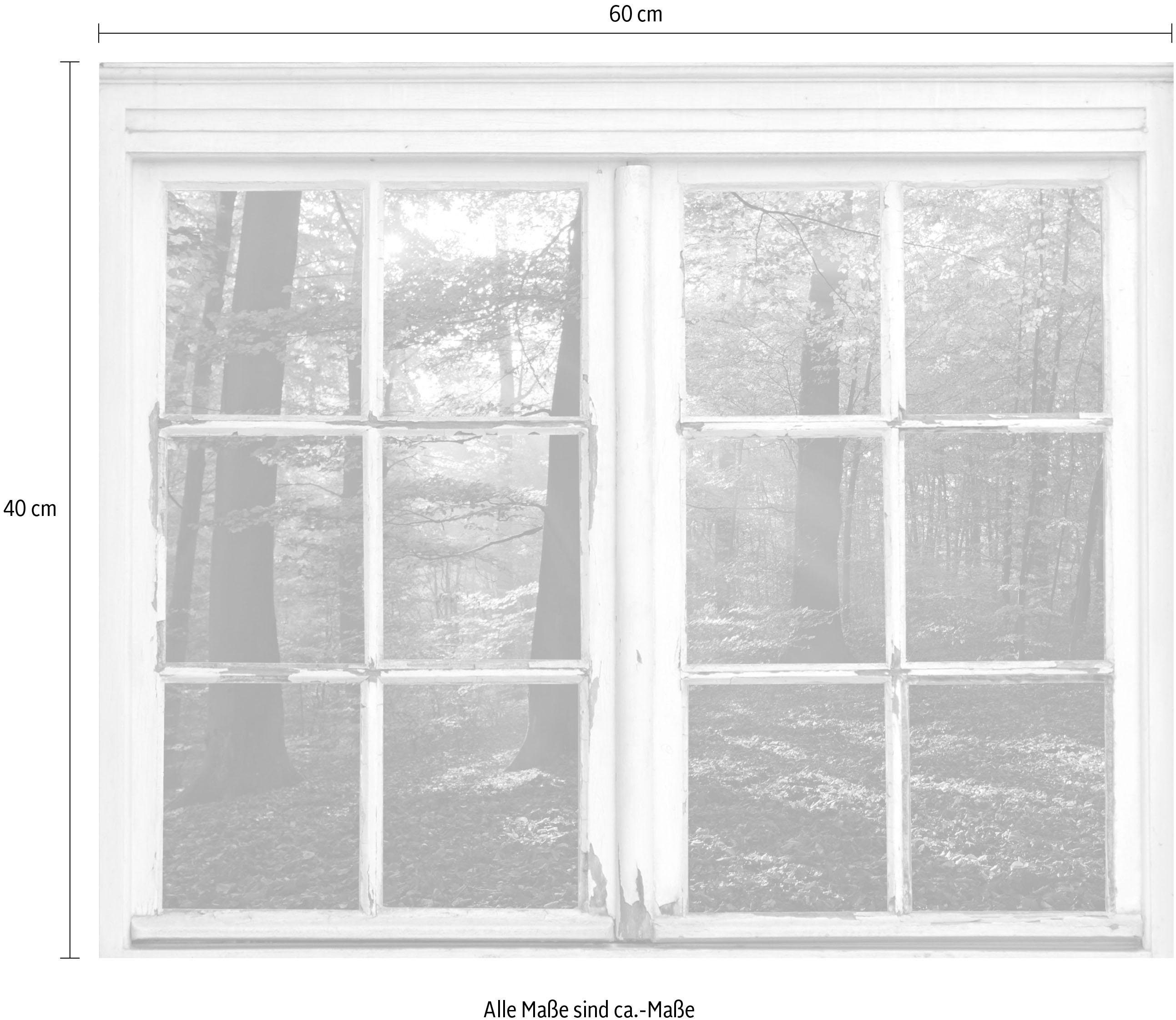 queence Wandfolie Bos Muursticker, muurdecoratie, zelfklevend, 3D, raam