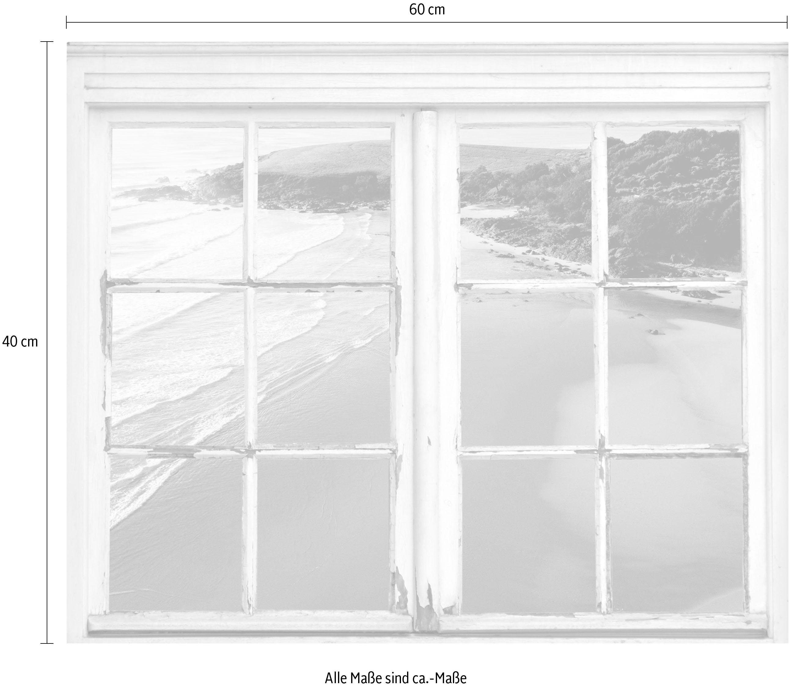 queence Wandfolie Strand Muursticker, muurdecoratie, zelfklevend, zand, strand