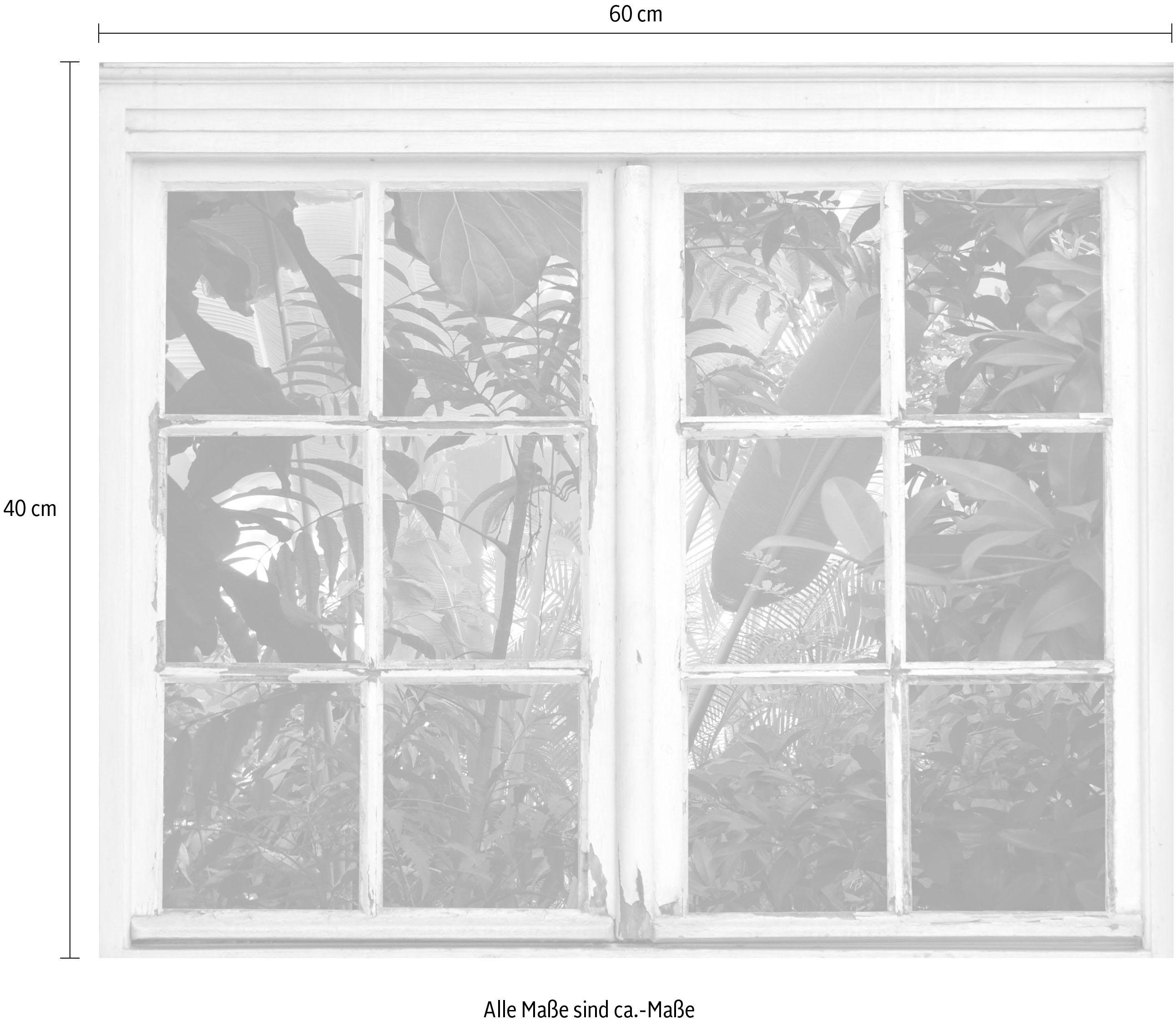 queence Wandfolie Bos Muursticker, muurdecoratie, zelfklevend, 3D, raam